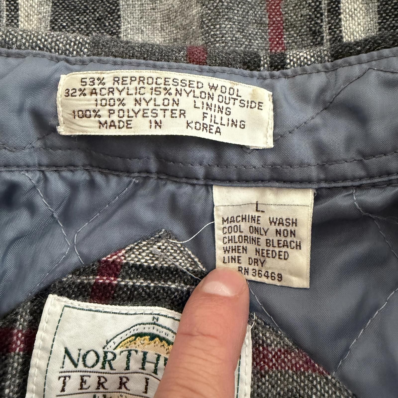 Northwest Territory Vintage Northwest Territory Flannel Shirt Jacket Quilted Size US L / EU 52-54 / 3 - 5 Thumbnail