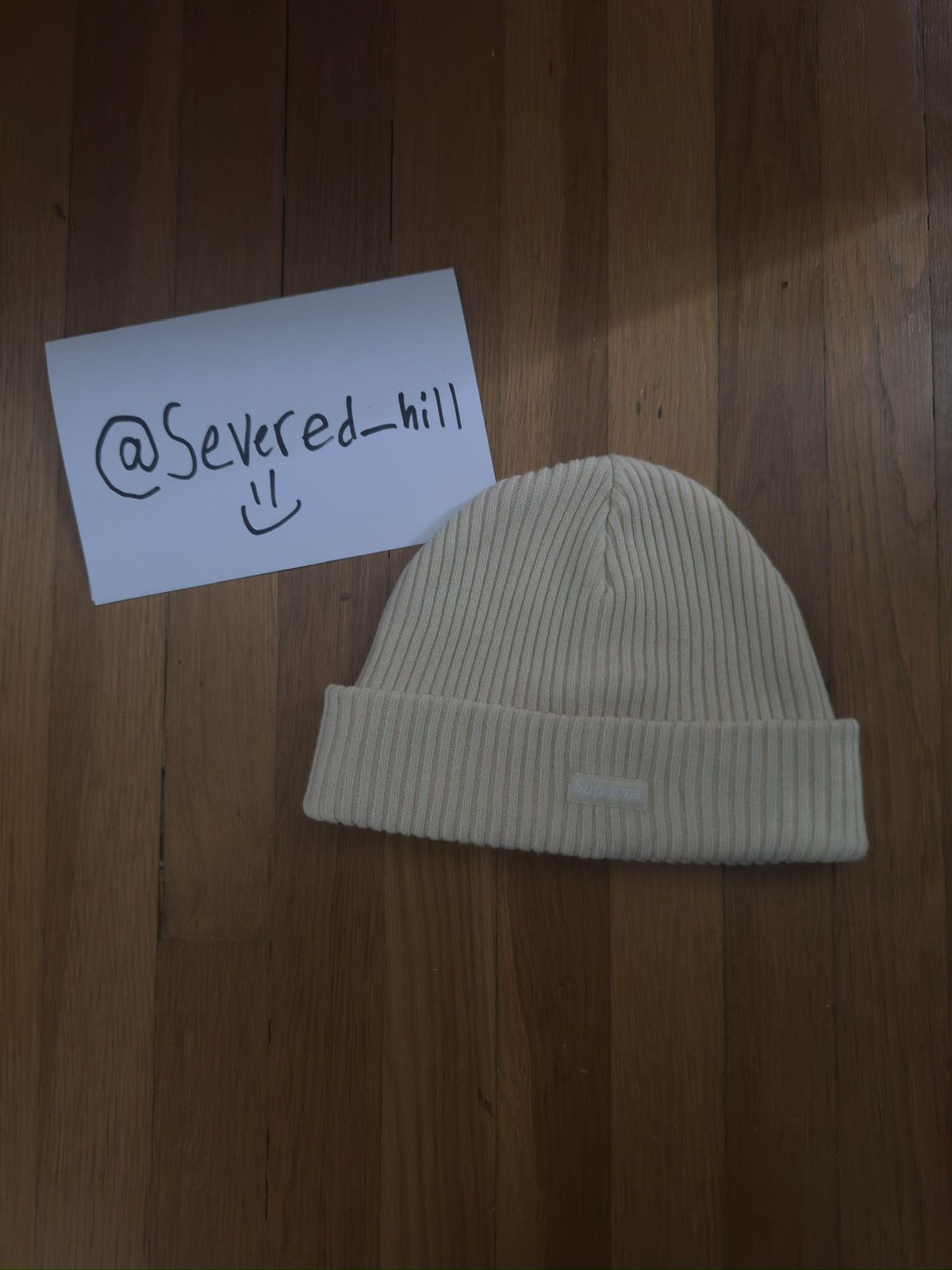 Supreme Supreme Overdyed Beanie 'Light Tan' | Grailed