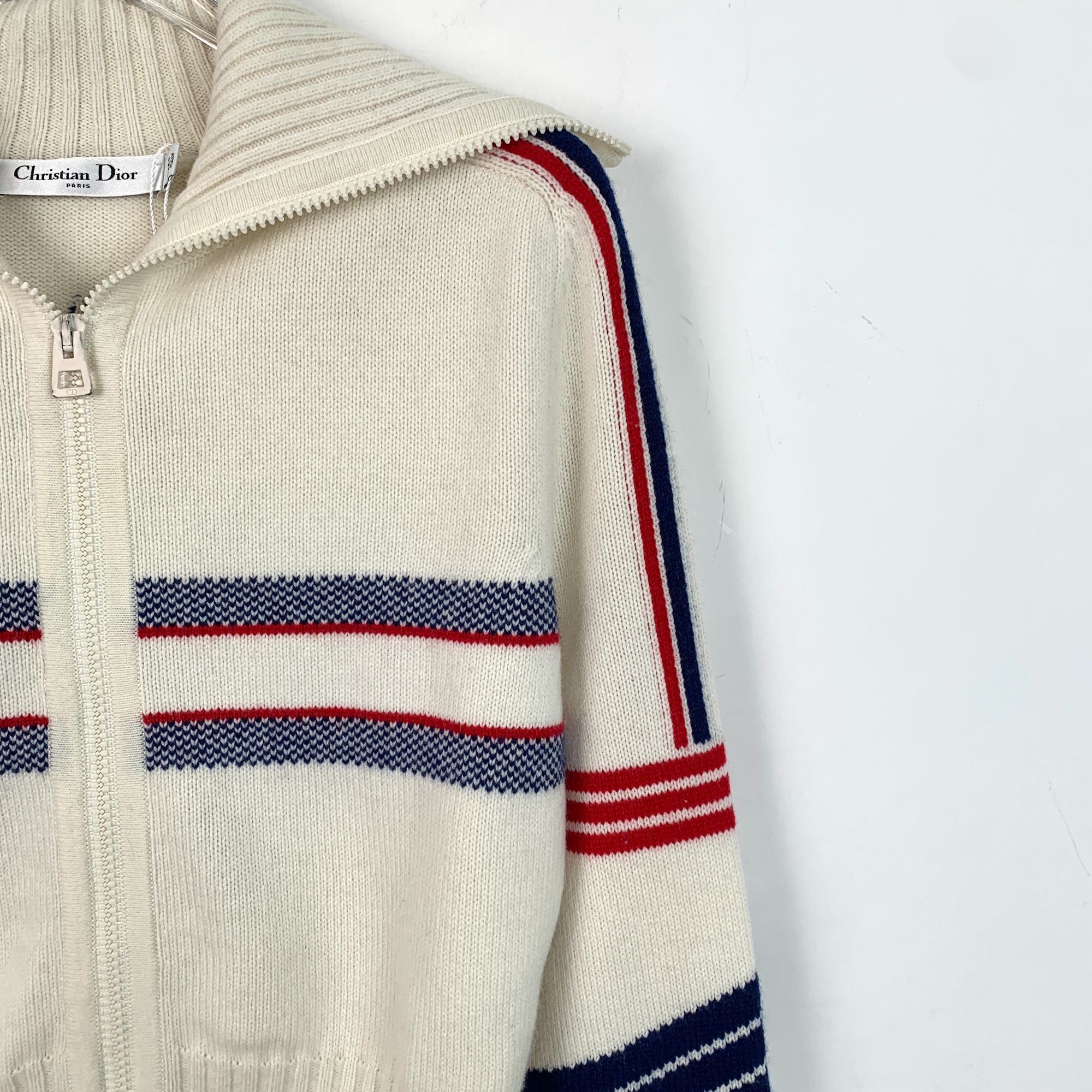 Dior Christian Dior Womens Wool & Cashmere Zip-Up Cardigan With S Size XS / US 0-2 / IT 36-38 - 3 Thumbnail