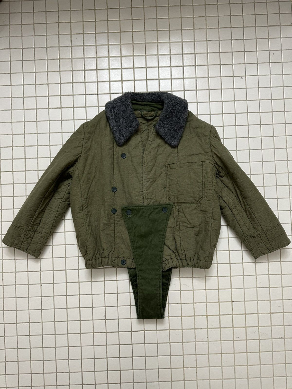 Vintage 60s Military Jacket liner with Shell Size US M / EU 48-50 / 2 - 1 Thumbnail