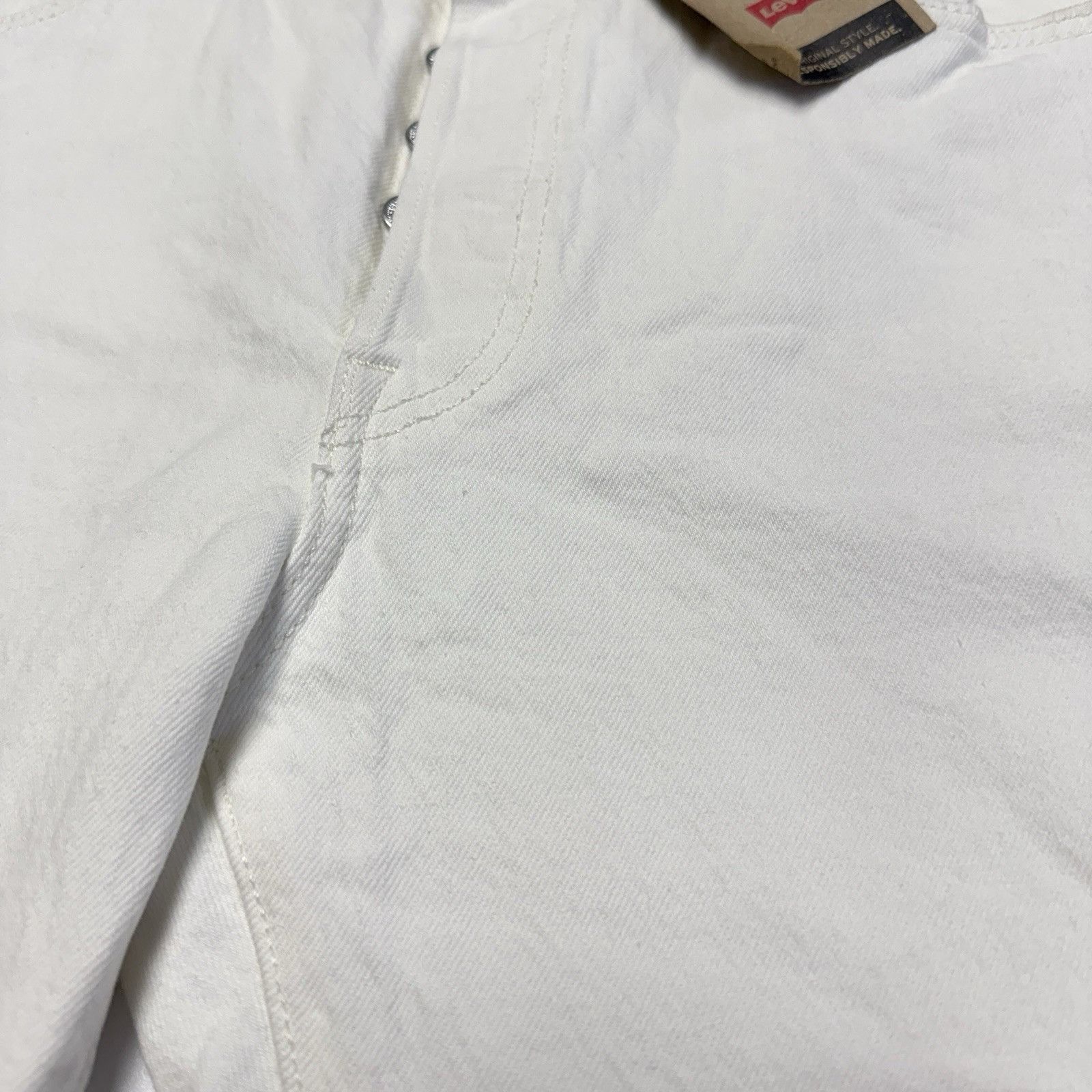 Levi's Levis 501 Jeans Womens 31x26 Straight High Waist Cropped New Size 31" - 6 Thumbnail