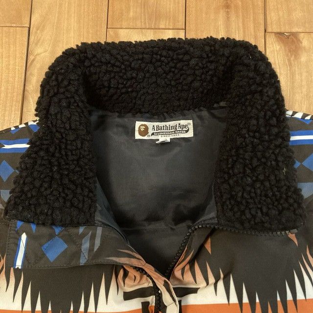 Bape BAPE Native Pattern Puffer Down Vest a bathing ape NIGO Size US S / EU 44-46 / 1 - 4 Thumbnail