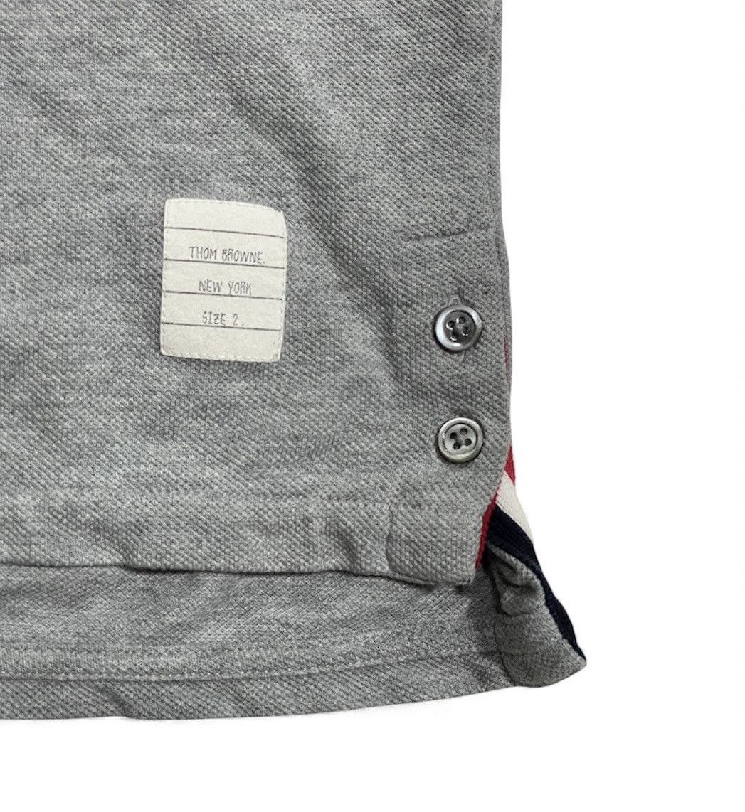 Thom Browne Center-Back Stripe Thom Browne Piqué Polo Size US M / EU 48-50 / 2 - 6 Thumbnail