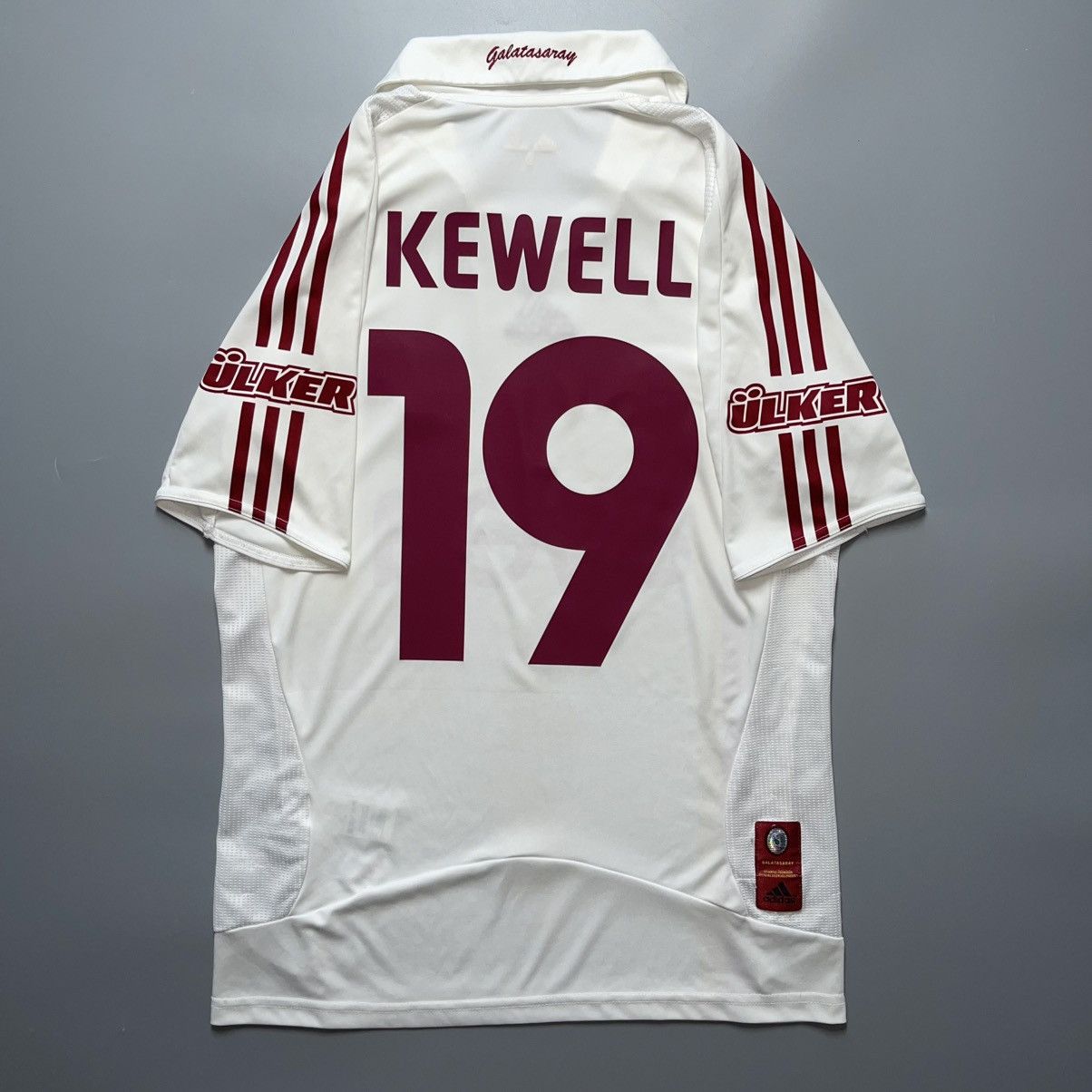 Adidas GALATASARAY ADIDAS 2008/2009 FOOTBALL AWAY JERSEY #19 KEWELL Size US S / EU 44-46 / 1 - 1 Thumbnail