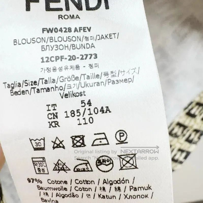 Fendi Multicolor Long Sleeve Jacket for Men .