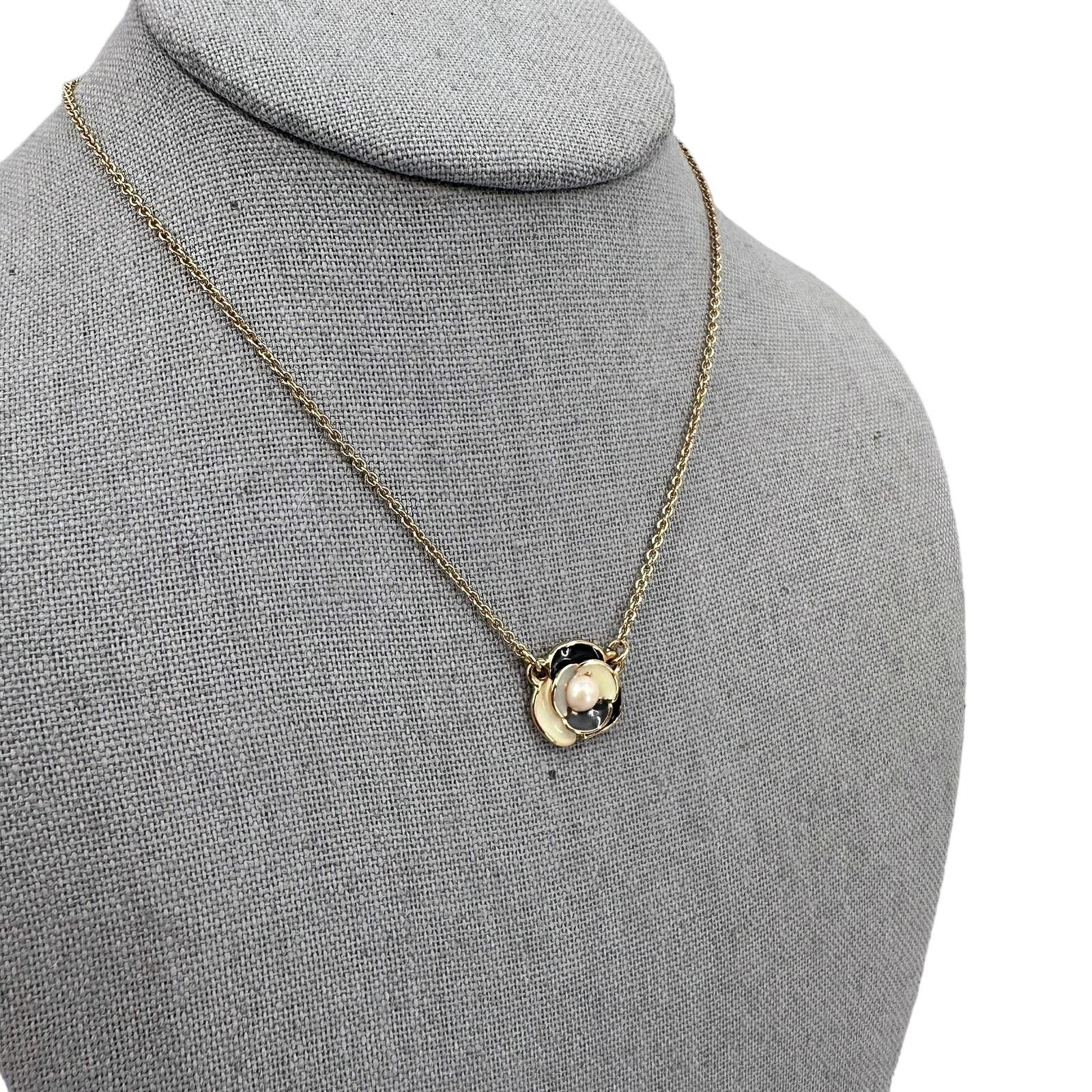 Kate Spade Kate Spade Deco Blossom Pendant Necklace 12k Gold Plated Size ONE SIZE - 9 Thumbnail