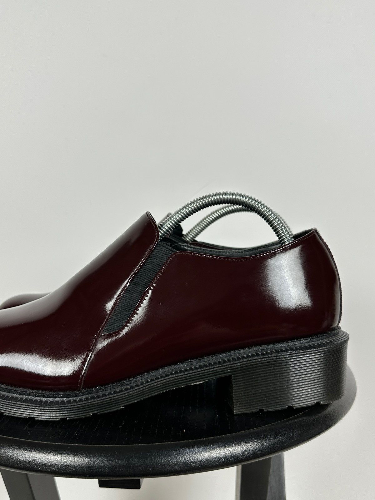 Dr. Martens Dr. Martens Rosyna Burgundy Polished Smooth Leather Loafers Size US 10.5 / IT 40.5 - 14 Thumbnail
