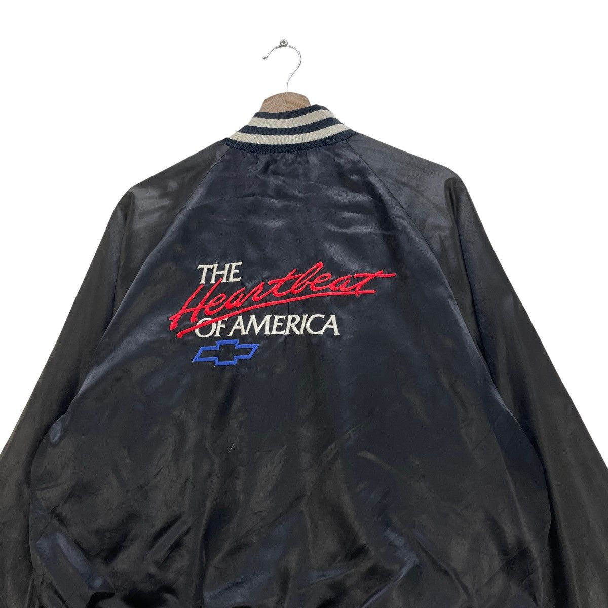 Vintage 🔥Trashed Horizon The Heartbeat Of America Chevrolet Nylon Size US L / EU 52-54 / 3 - 10 Thumbnail
