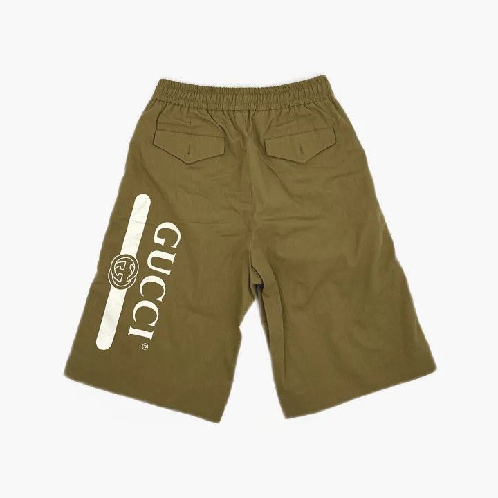 Gucci Gucci Gucci Brown Casual Mid-Rise Shorts for Men -2506 Size US 44 / EU 60 - 3 Thumbnail