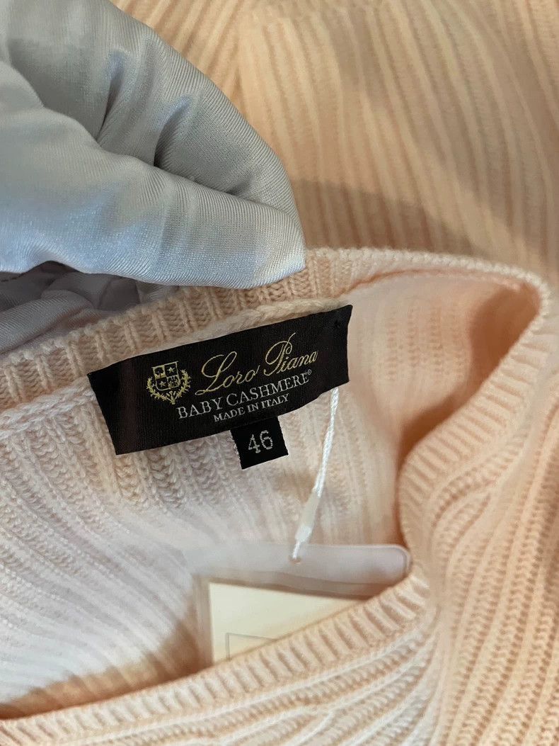 Loro Piana Pink Cashmere Sweater-