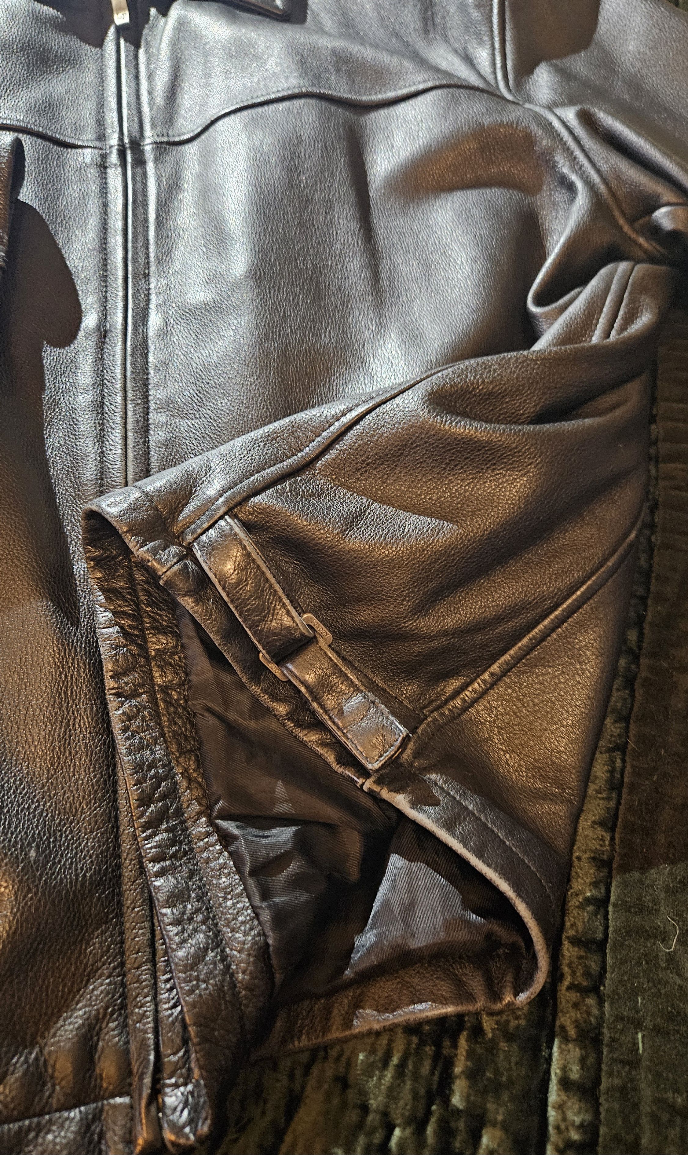 London Fog Men's Black Leather Jacket Size L. London Fog Size US L / EU 52-54 / 3 - 11 Thumbnail
