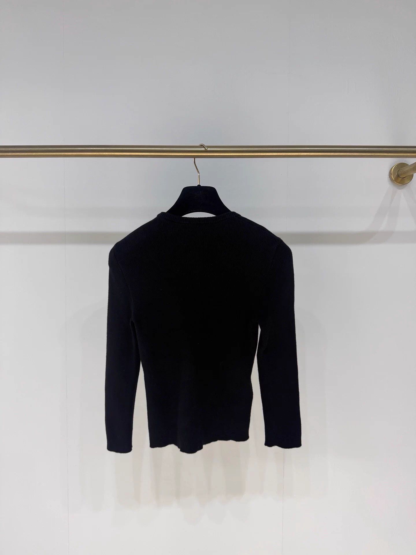 Prada Prada Small Logo Knit Top - New w/ Tags - Size 38 (S) Size S / US 4 / IT 40 - 6 Thumbnail