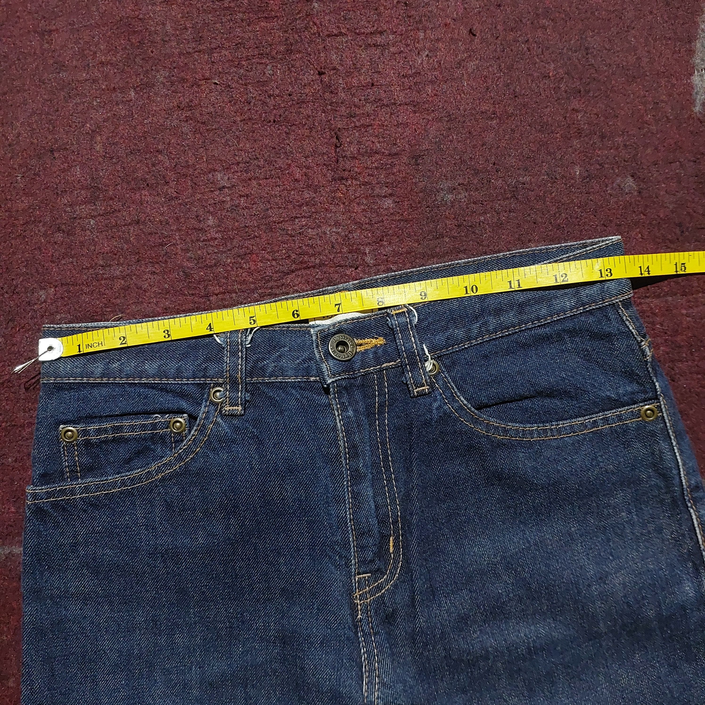 Hysteric Glamour Hysteric Glamour Oaklan Riders indigo blue Denim Size US 27 - 11 Thumbnail