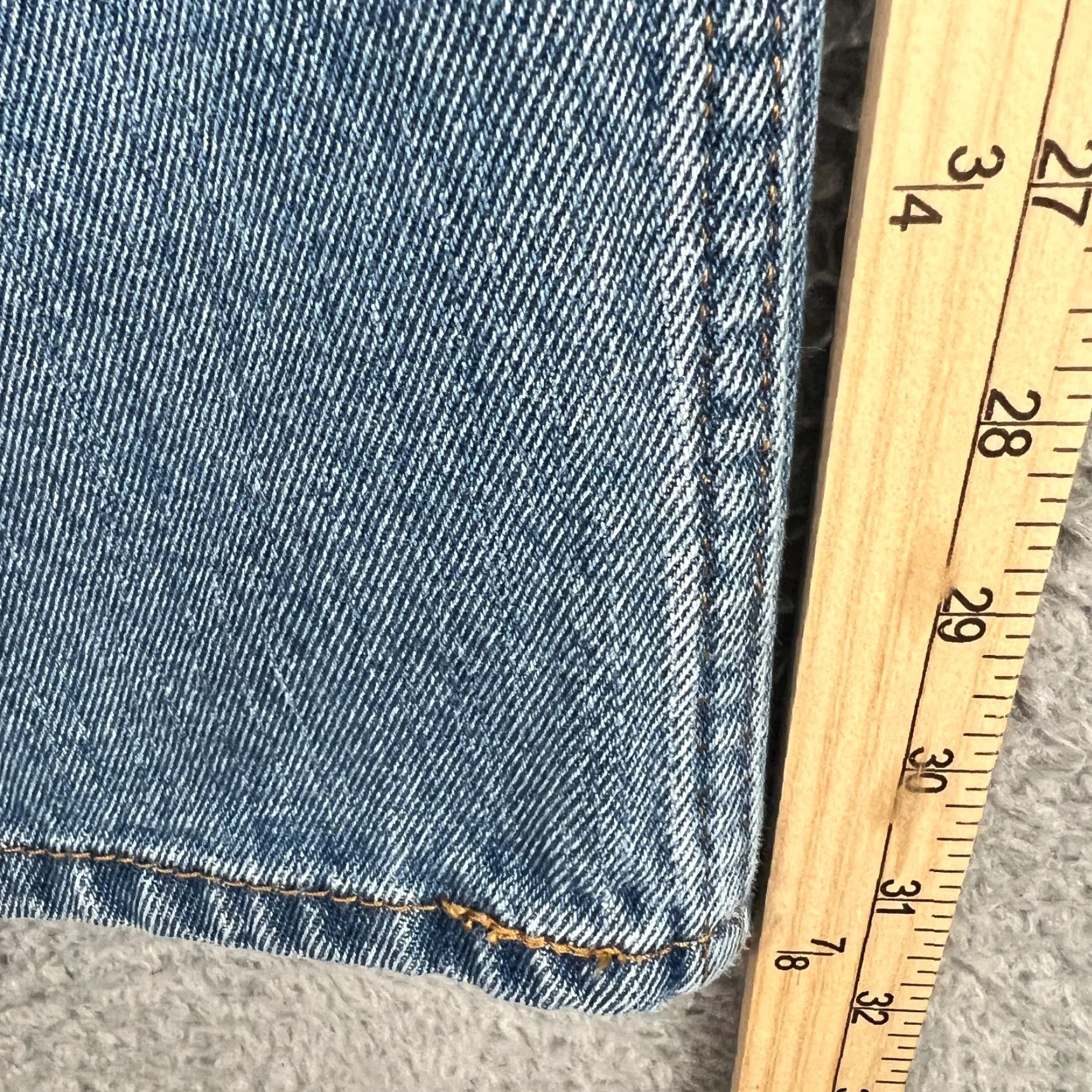 Levi's Levi's 505 Jeans 36x32 Blue Straight Classic Men's Denim Pants Size US 36 / EU 52 - 2 Thumbnail