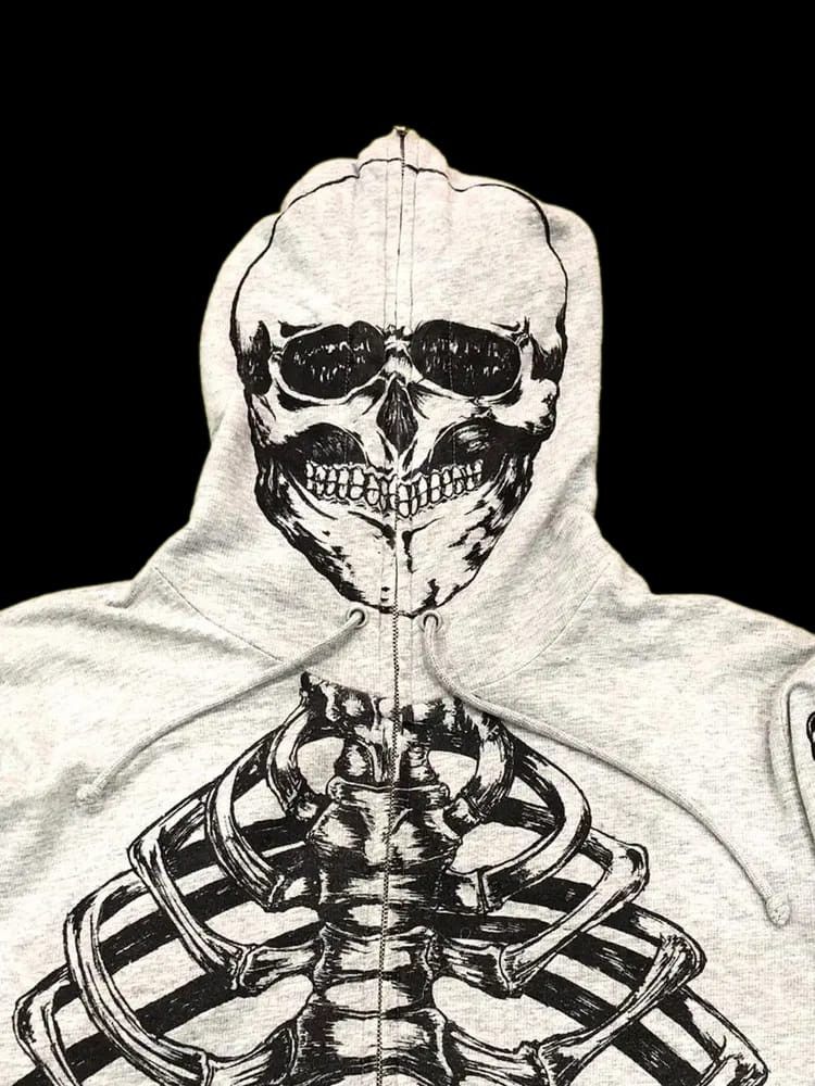 Japanese Brand Glad News Skeleton Ifsixwasnine Hoodie Size US M / EU 48-50 / 2 - 3 Thumbnail