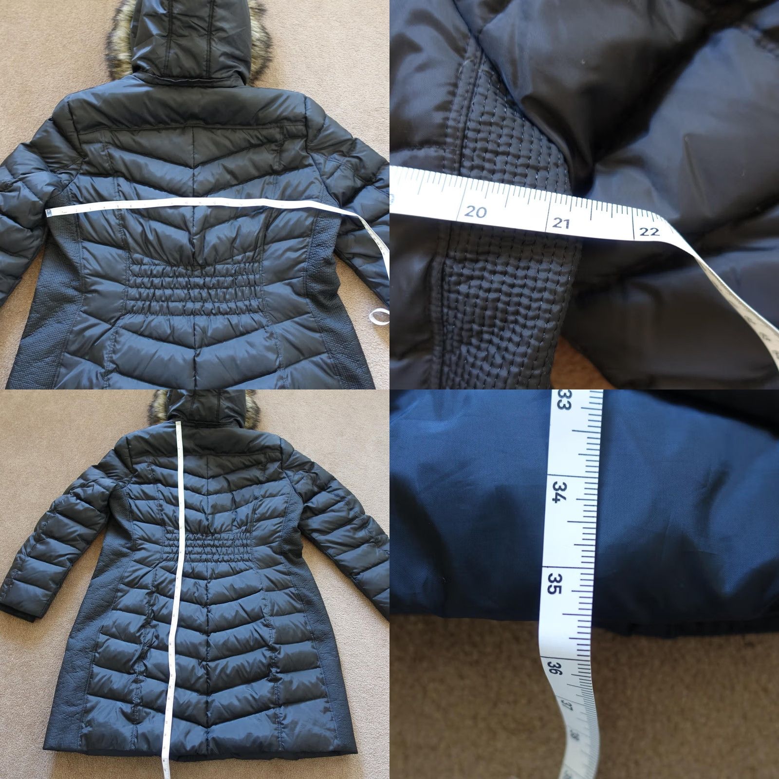 Michael Kors VINTAGE? No — Michael Kors Coat Womens XL Black Down Puffer Hooded Faux Fur Long Parka Puff MK Size XL / US 12-14 / IT 48-50 - 8 Thumbnail
