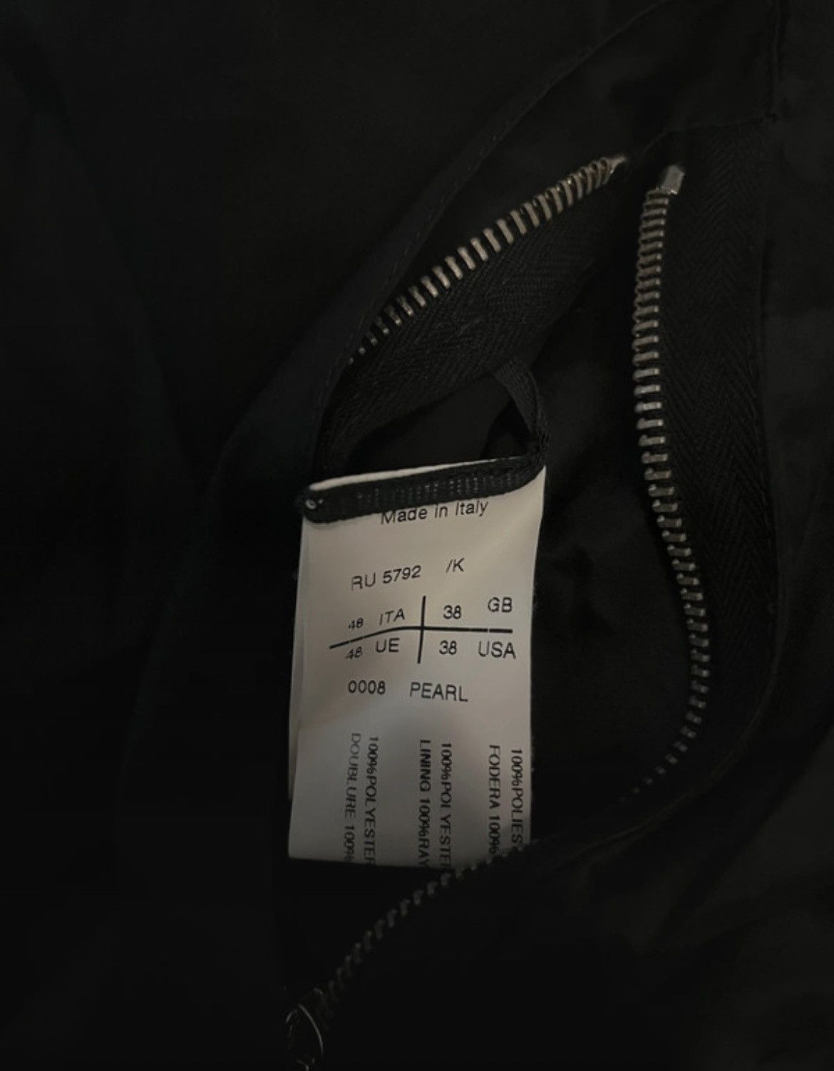 Rick Owens Rick Owens Mollino Aircut Biker-Jacket, translucent Size US M / EU 48-50 / 2 - 7 Thumbnail