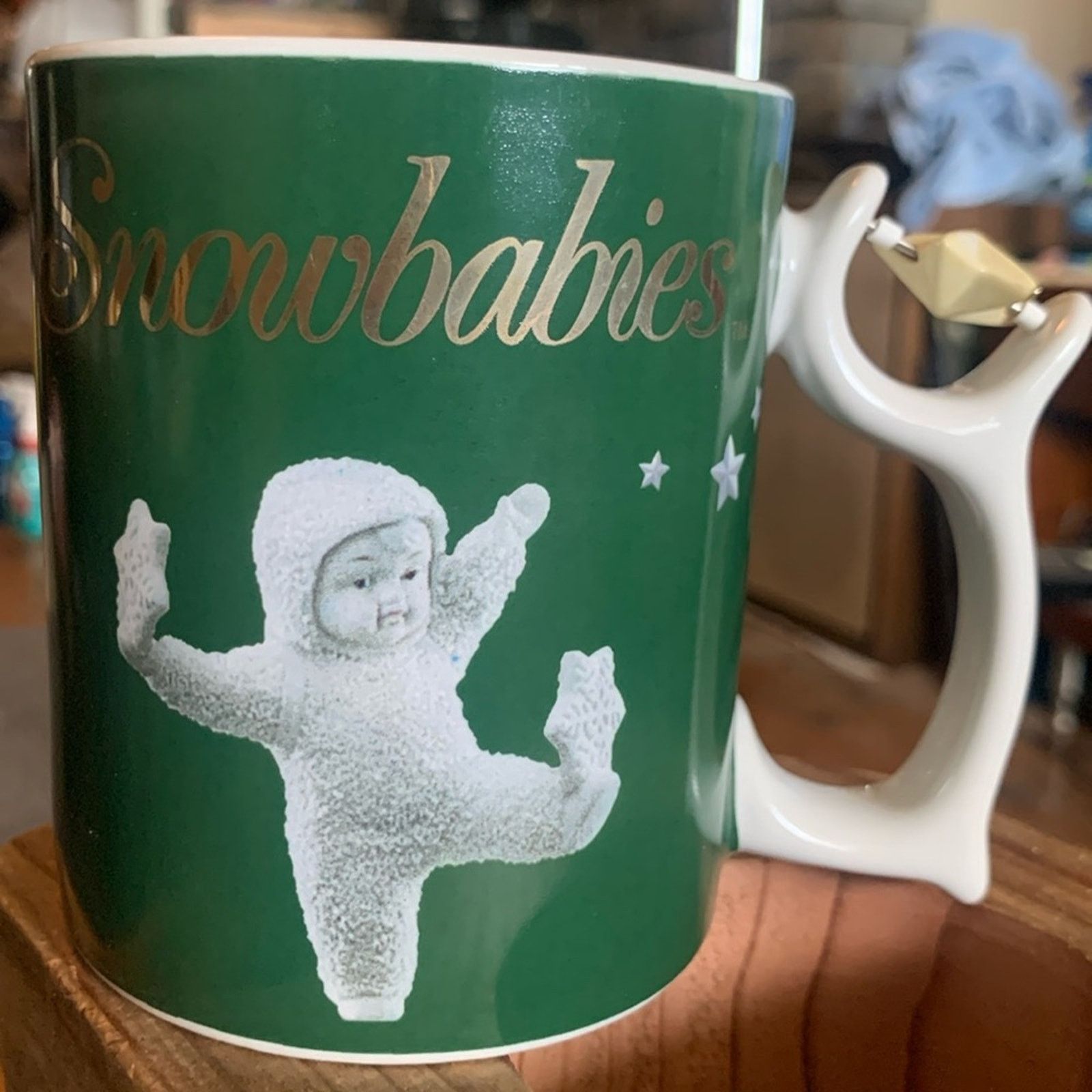 Vintage Rare Dept 56 Snowbabies spinner mug Size ONE SIZE - 1 Thumbnail