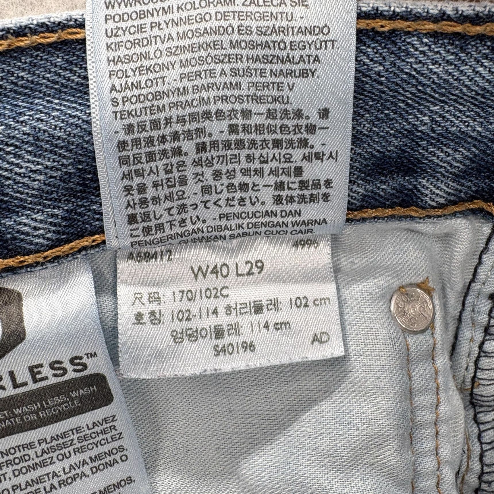 Levi's VINTAGE Levis 517 Jeans Mens 40x25 Blue Medium Wash Denim Bootcut Western Cowboy Rodeo Size US 40 / EU 56 - 5 Thumbnail