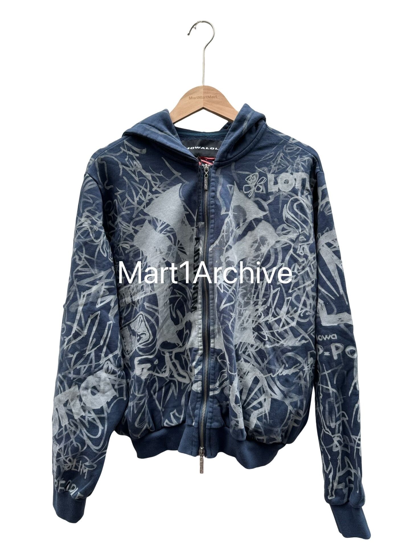 Mowalola Mowalola Tech Fleece Zip Up Hoodie | Grailed