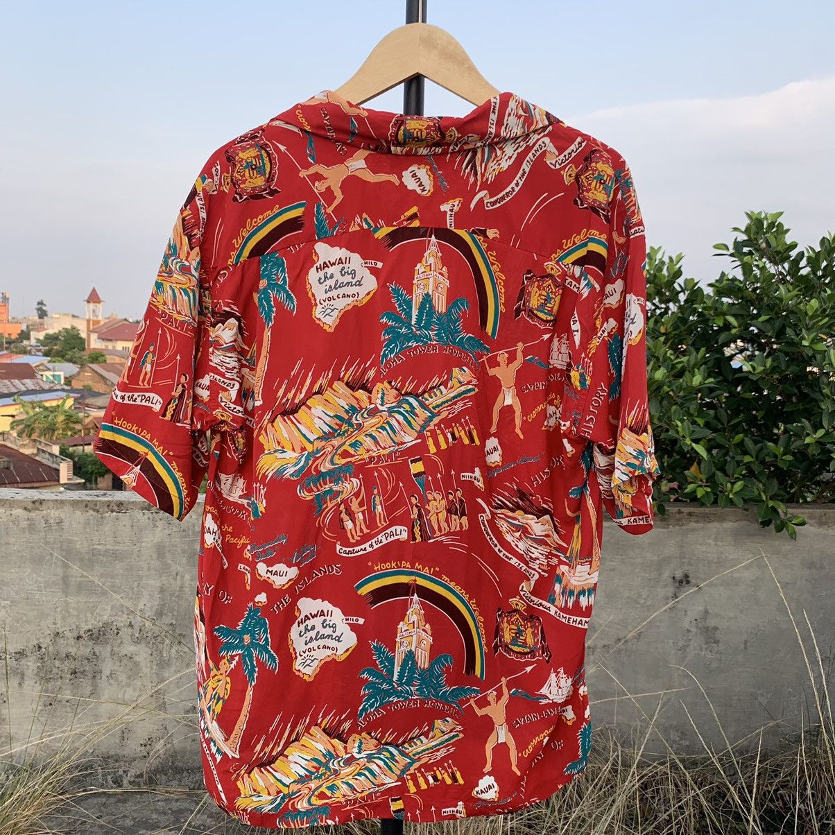 Sugar Cane × Toyo Enterprises *RARE* Vtg TOYO ENTERPRISE Sun Surf Loop Open Collar Shirt Size US L / EU 52-54 / 3 - 11 Thumbnail