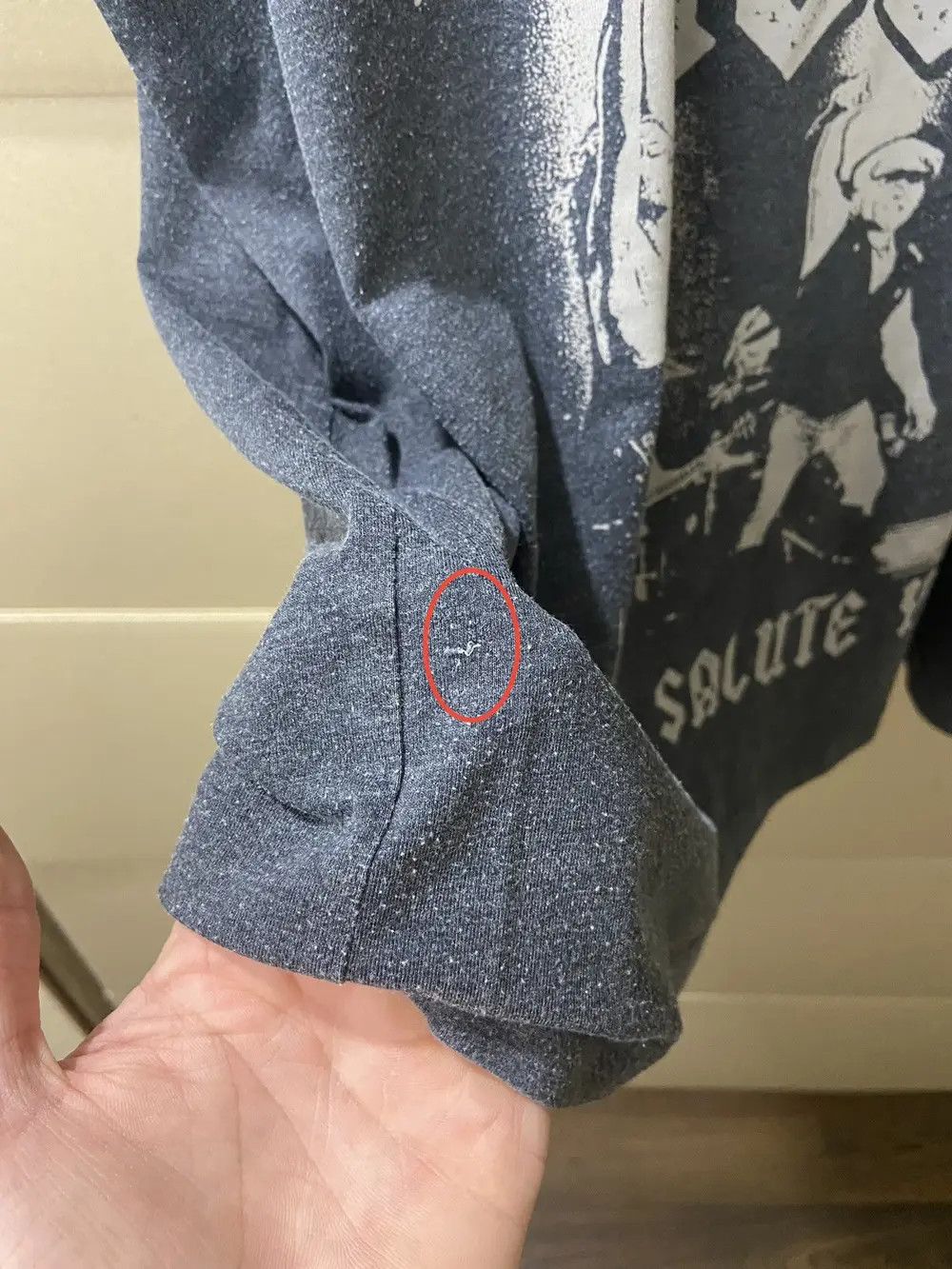 Band Tees VINTAGE AC/DC FOR THOSE ABOUT TO ROCK WE SALUTE TEE T SHIRT Size US XXL / EU 58 / 5 - 11 Thumbnail