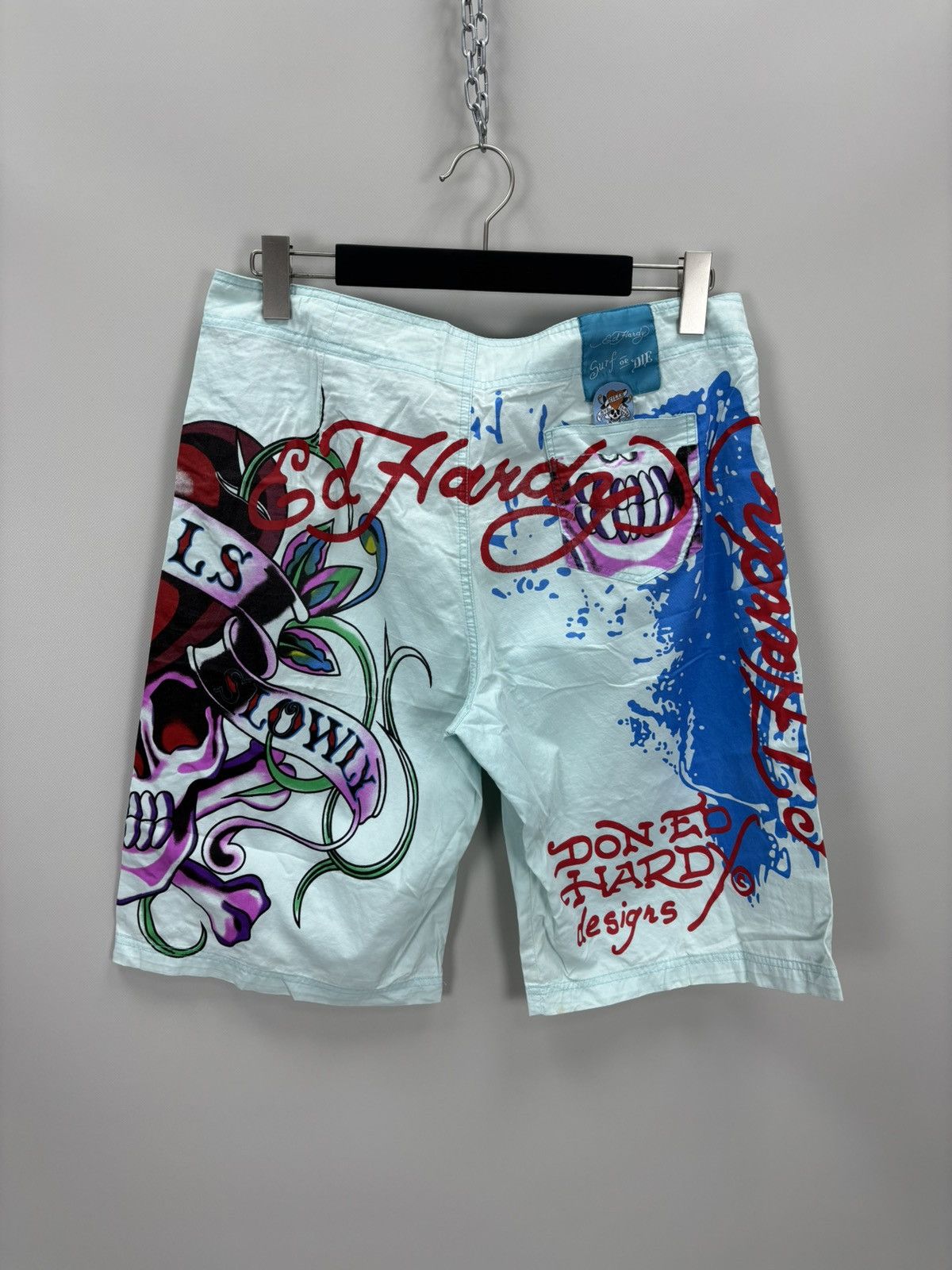 Ed Hardy Mens shorts Ed Hardy Size XL Color Multicolor Size US 35 - 9 Thumbnail