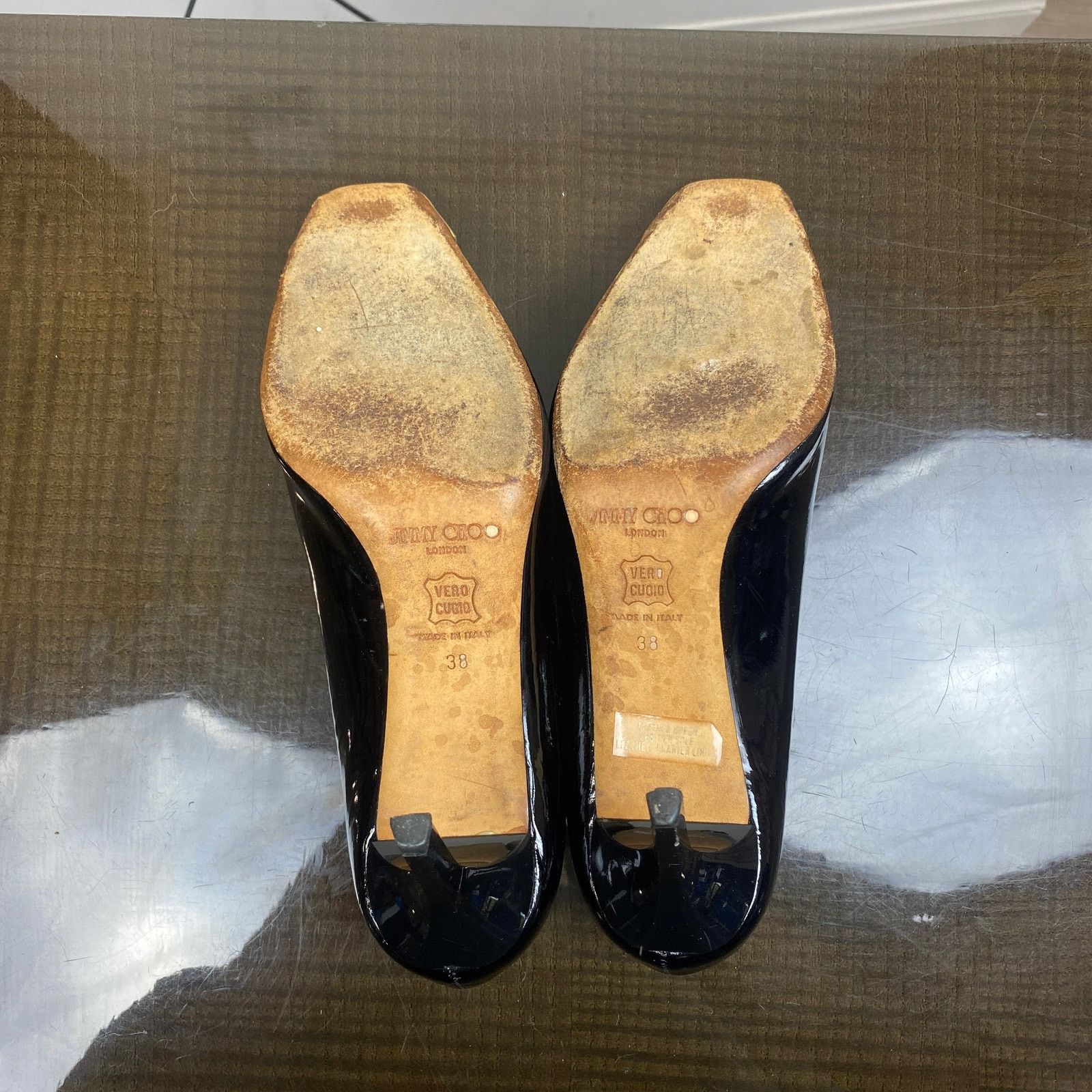 Jimmy Choo Jimmy Choo Double Buckle Patent Leather Pumps Womens 38 US 8 Size US 8 / IT 38 - 7 Thumbnail
