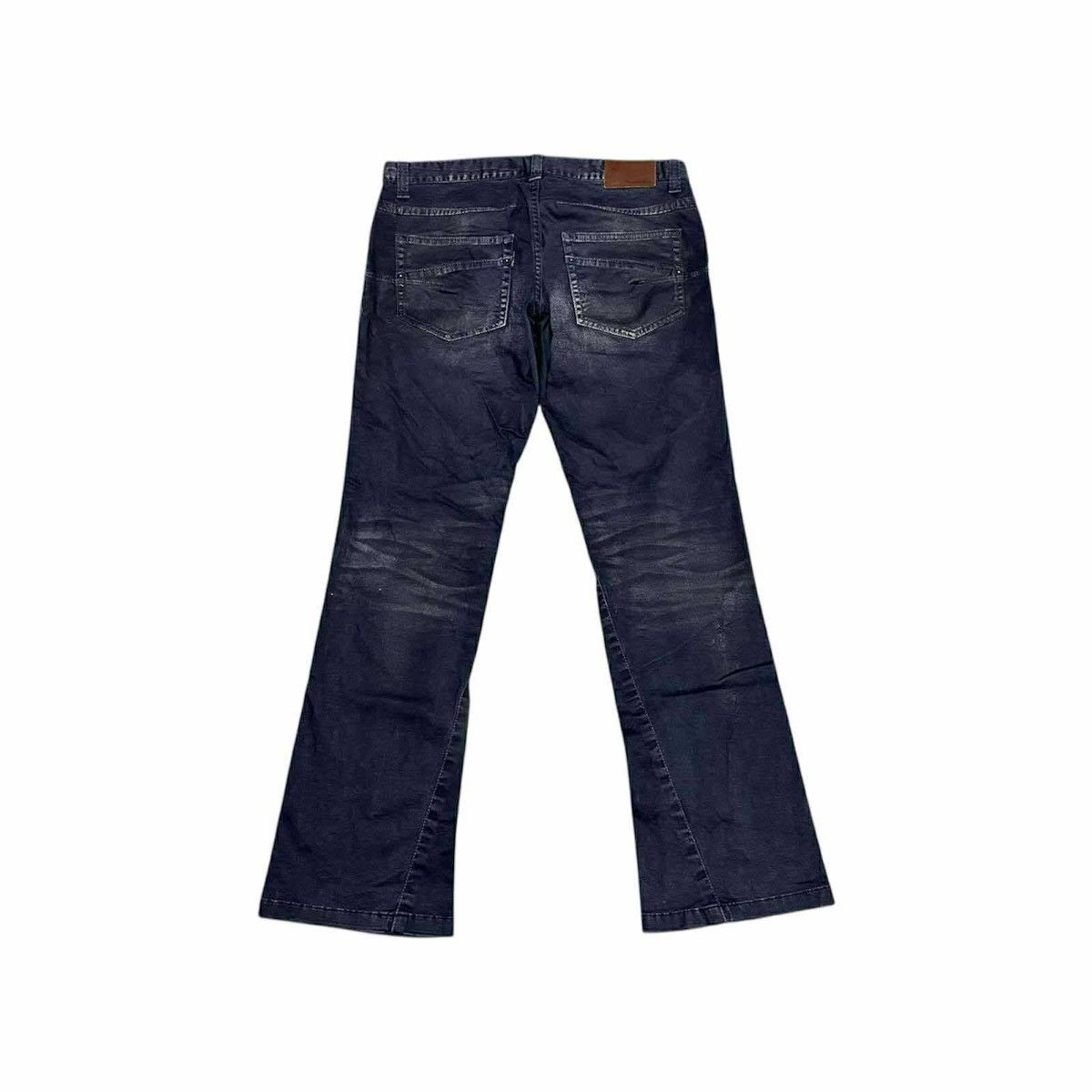 Tornado Mart 🔥Y2K Archived Tornado Mart Black Coated Flared Denim Size US 32 / EU 48 - 10 Thumbnail