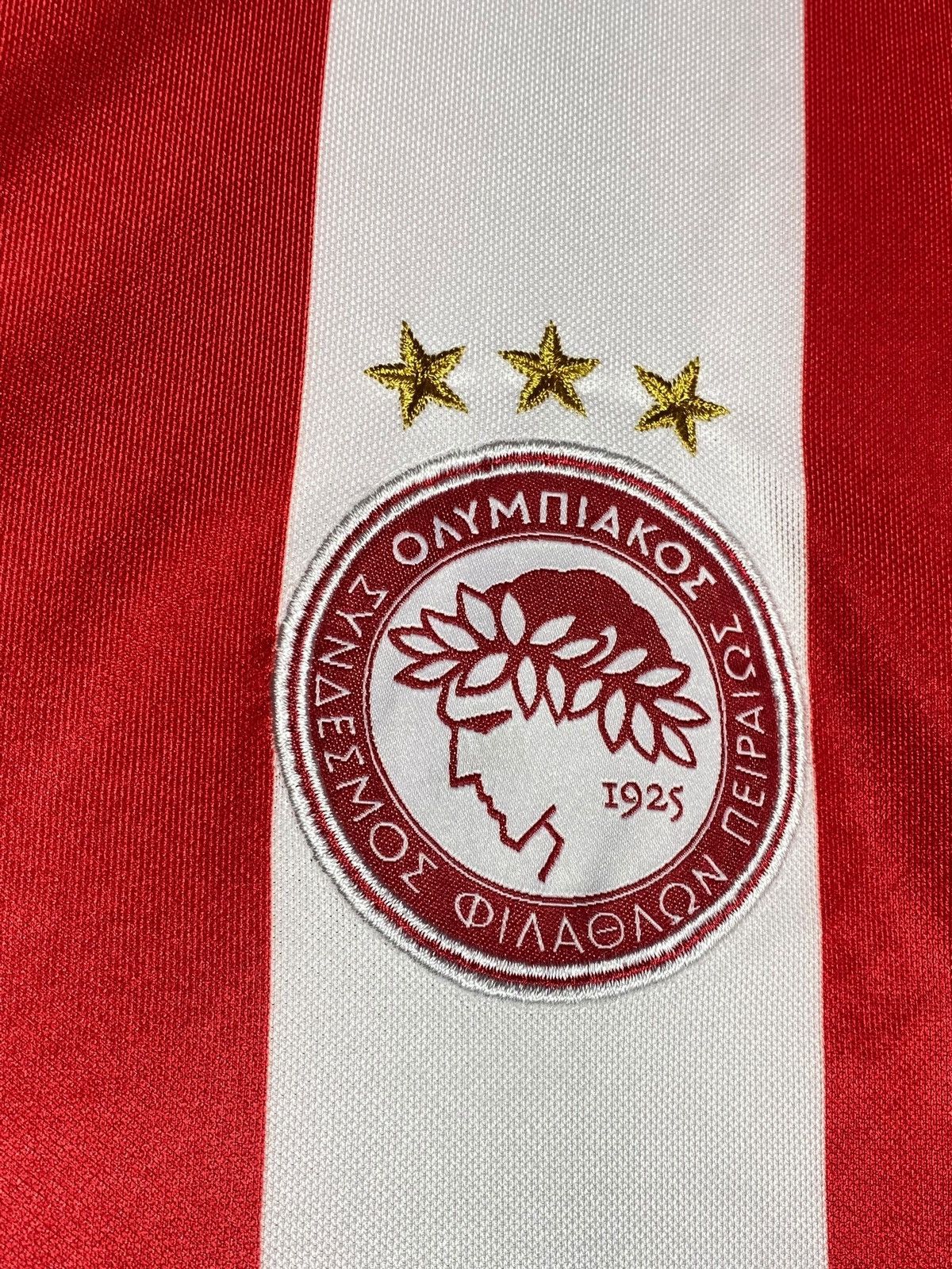 Puma Olympiacos 2010s Puma Home Jersey Red & White Greek Shirt Size US XL / EU 56 / 4 - 5 Thumbnail