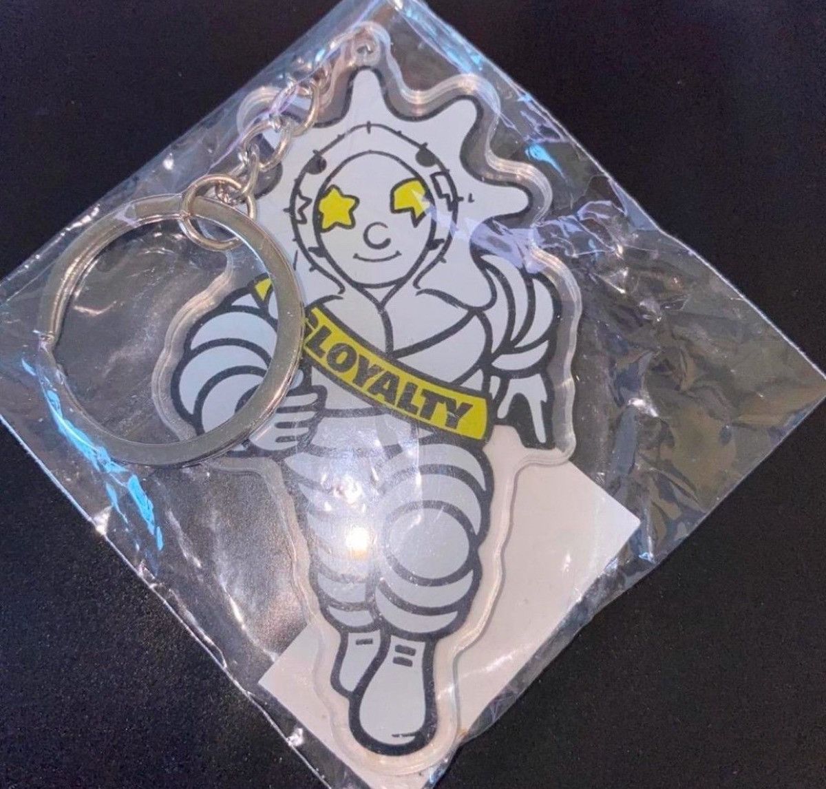 Glo Gang × Vintage Glo Michelin Man Custom Keychain Hanger Glo Gang 2D double Size ONE SIZE - 2 Thumbnail