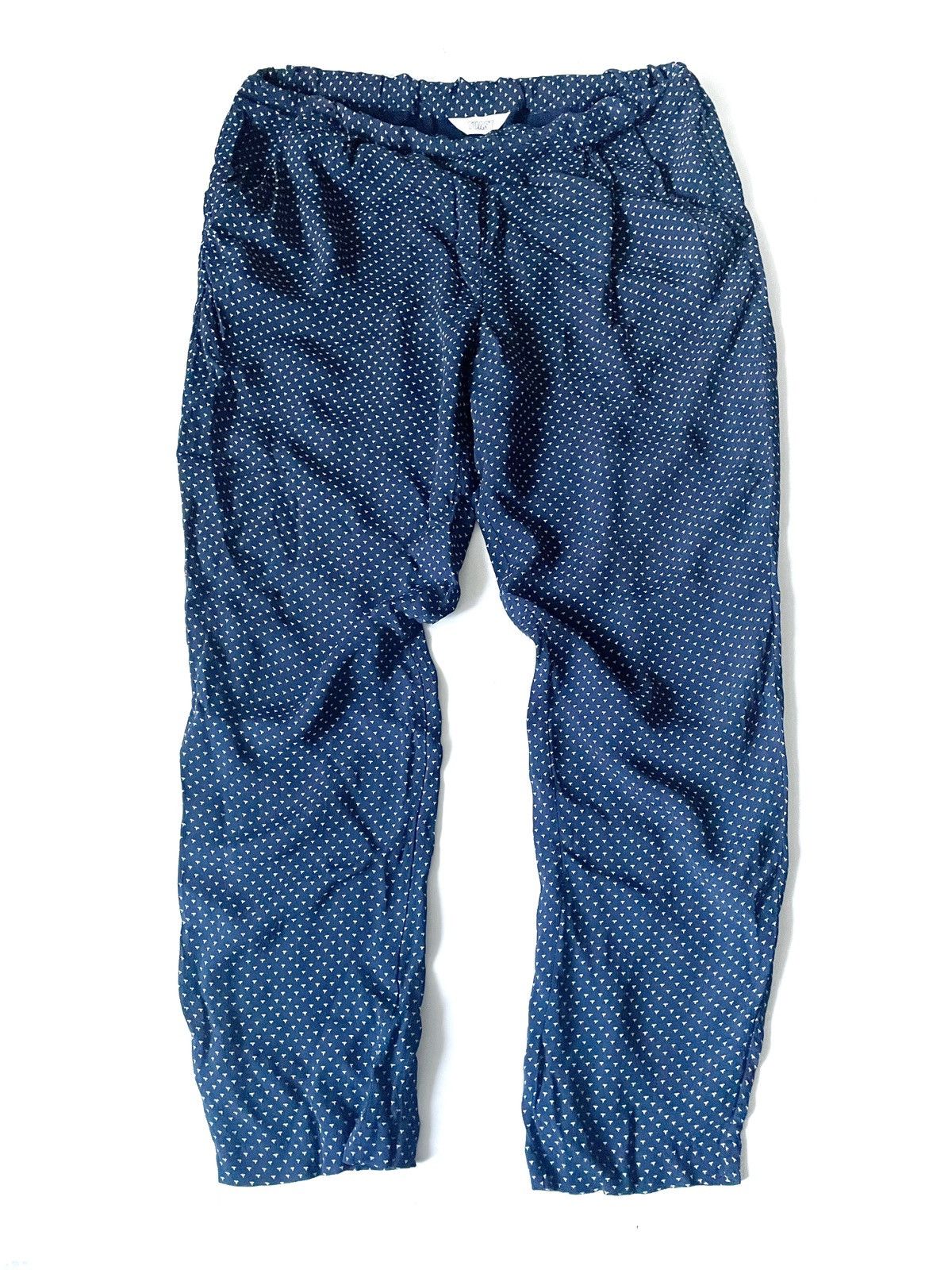 Other Toast Women’s Viscose Blue Pants Size 12/L-XL Straight Fit Size 34" / US 12 / IT 48 - 1 Thumbnail