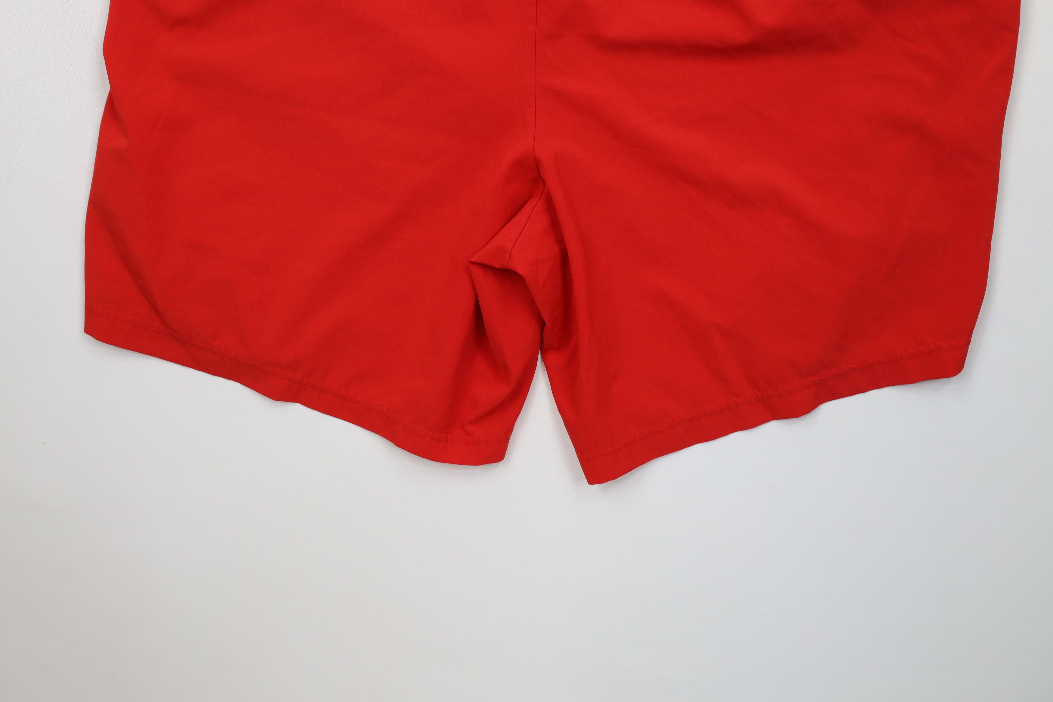 Nike Vintage Nike Mini Swoosh Running Jogging Soccer Shorts Red Size US 36 / EU 52 - 10 Thumbnail