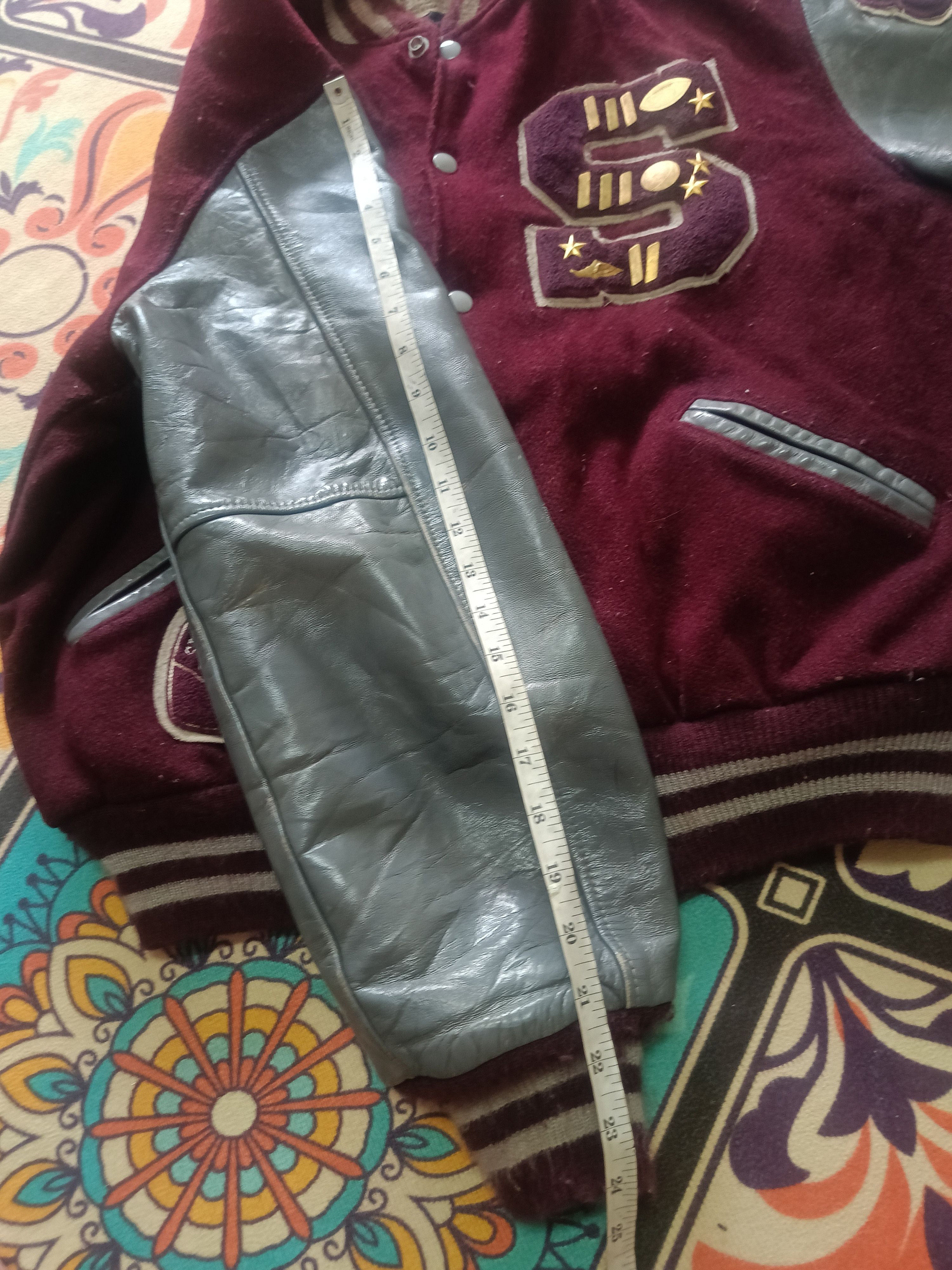 MLB × Vintage Rare Vtg 80s Letterman Varsity Jostens Trophy Jacket Size US M / EU 48-50 / 2 - 10 Thumbnail
