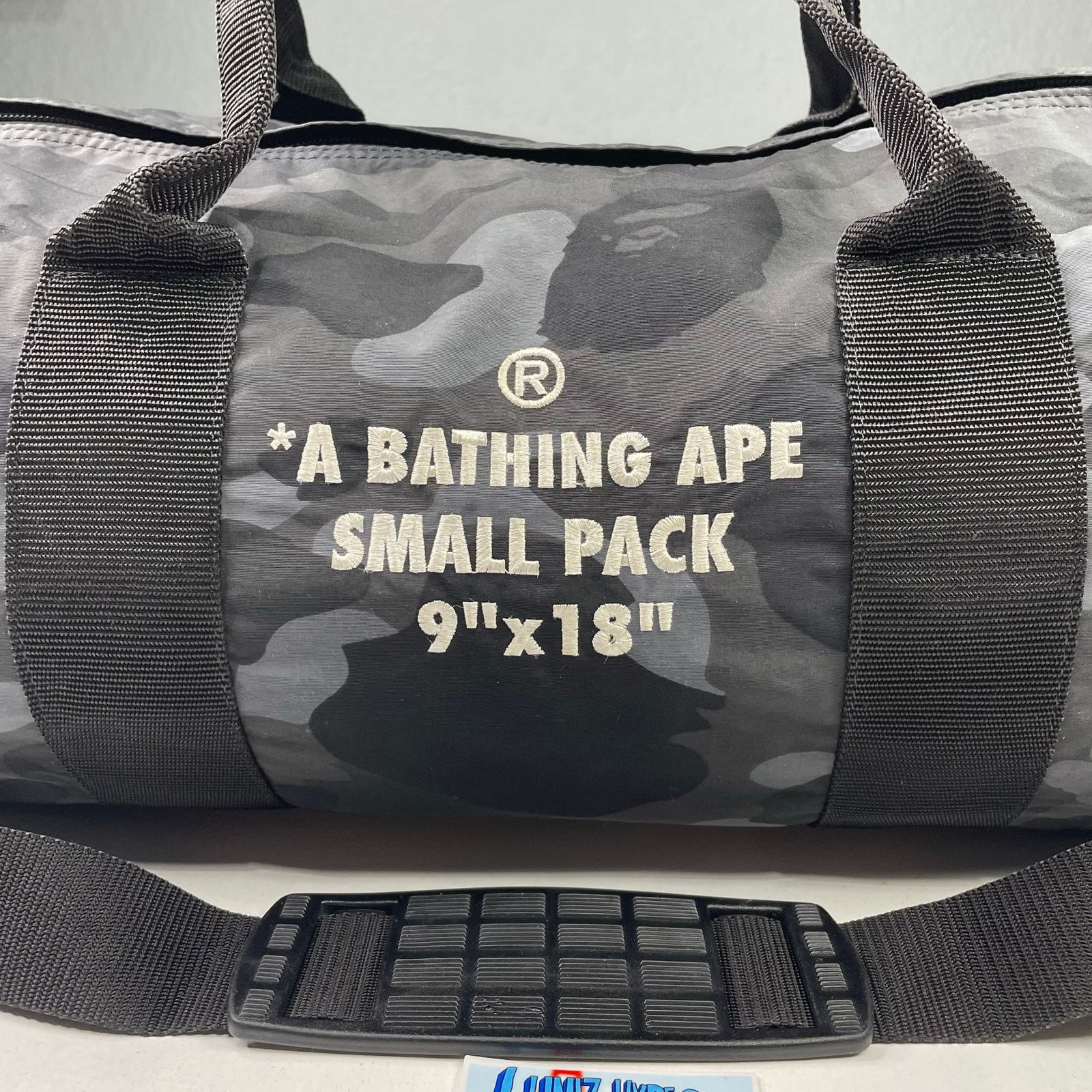 Bape 2007 BAPE Black Camo Boston Duffle Bag Size ONE SIZE - 5 Thumbnail