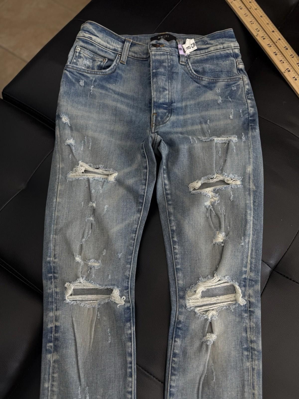 Amiri Size 30 - Amiri Casual Ripped Jeans $1290 Retail Denim Size US 30 / EU 46 - 5 Thumbnail