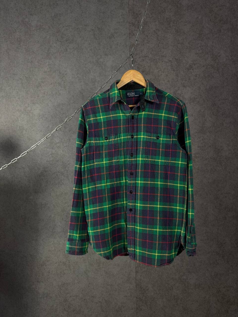 Polo Ralph Lauren designer vintage flannel shirt