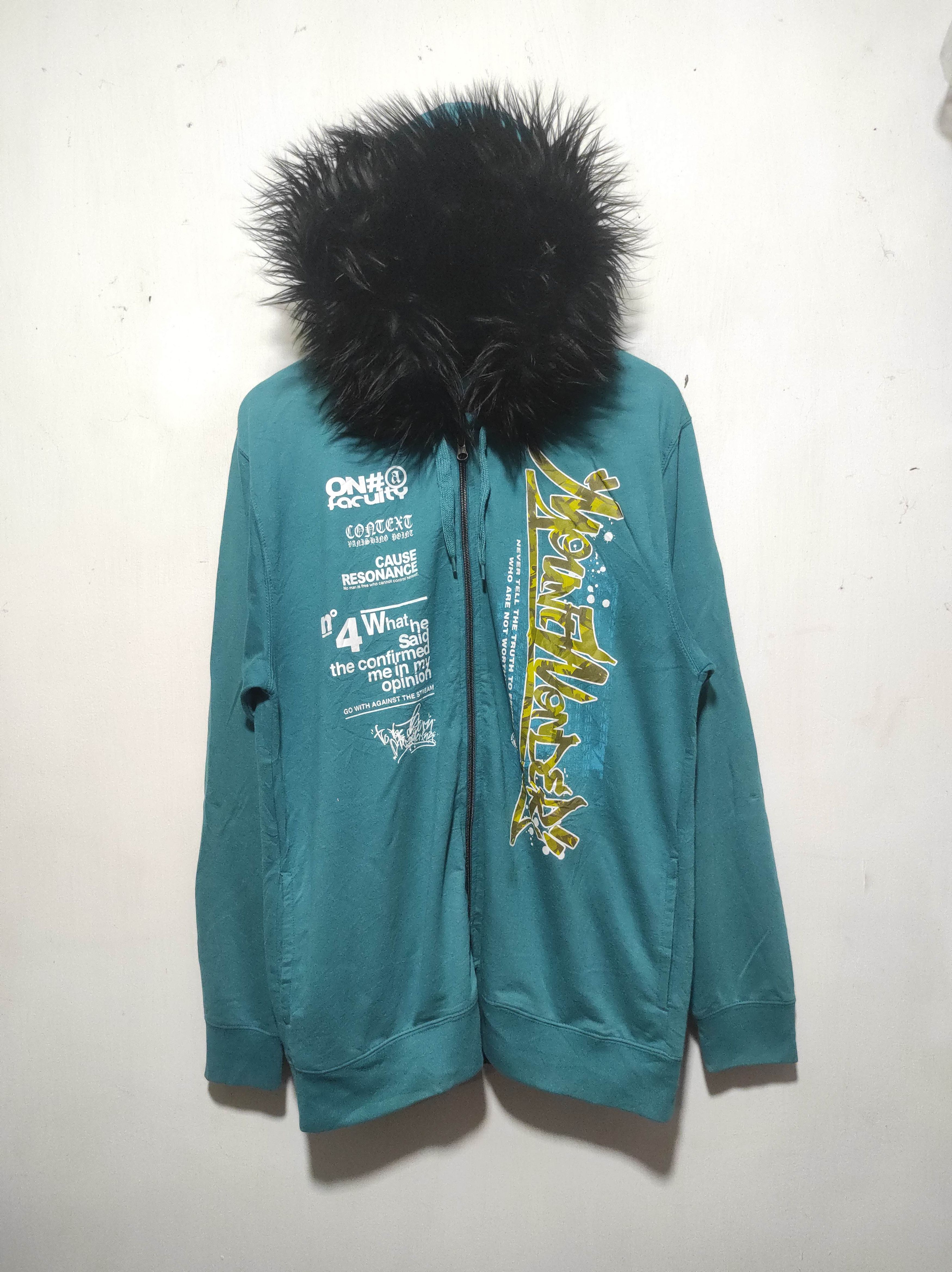 Le Grande Bleu (L.G.B.) Double Focus Zip Fur Hoodie LGB IfSixWasNine style Size US L / EU 52-54 / 3 - 2 Thumbnail