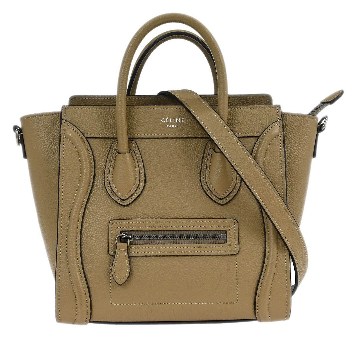 Celine Celine Luggage Bag Grainy Leather Size ONE SIZE - 1 Thumbnail