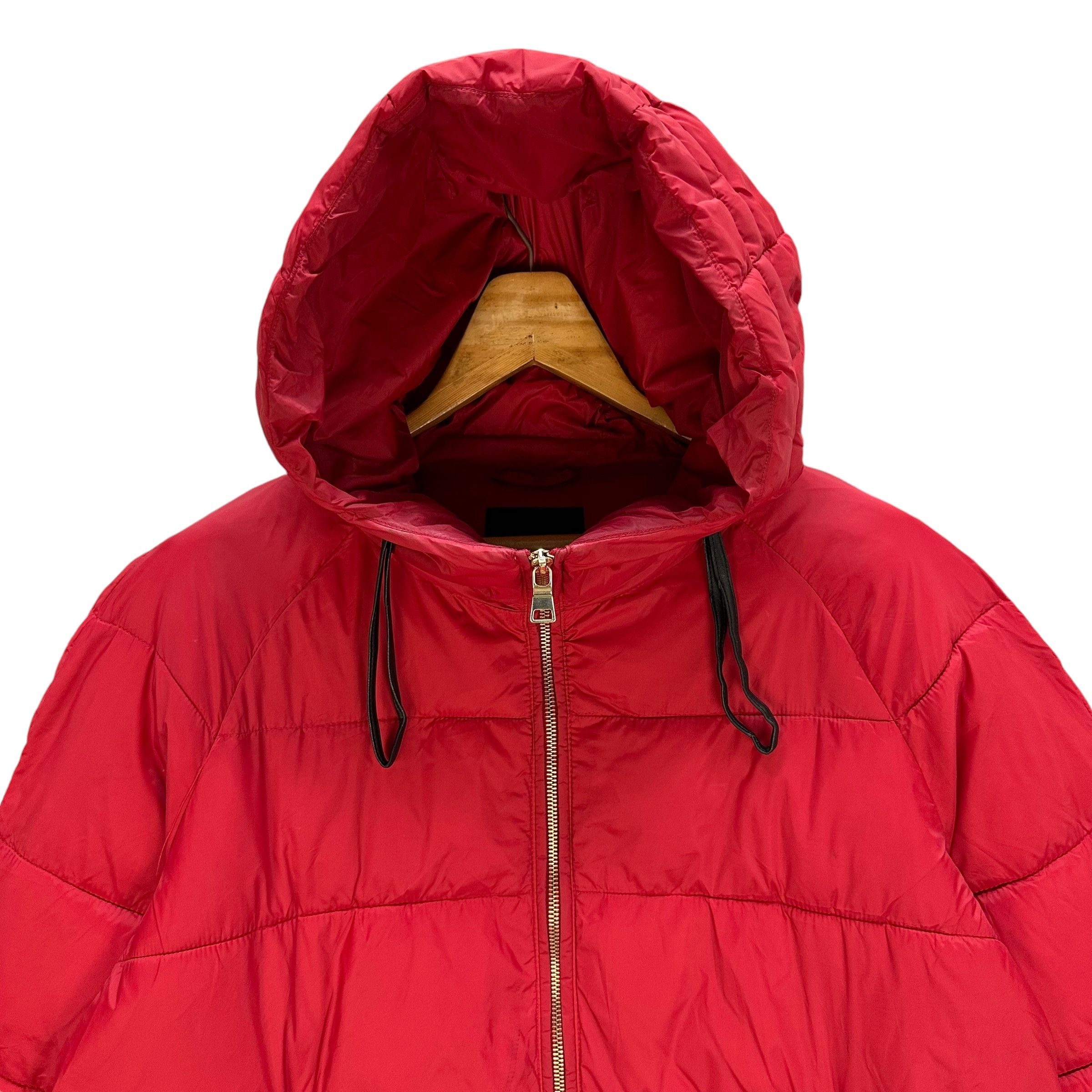 Zara ZARA Outerwear Red Down Jacket Puffer Jacket #A52-1198 Size L / US 10 / IT 46 - 2 Thumbnail