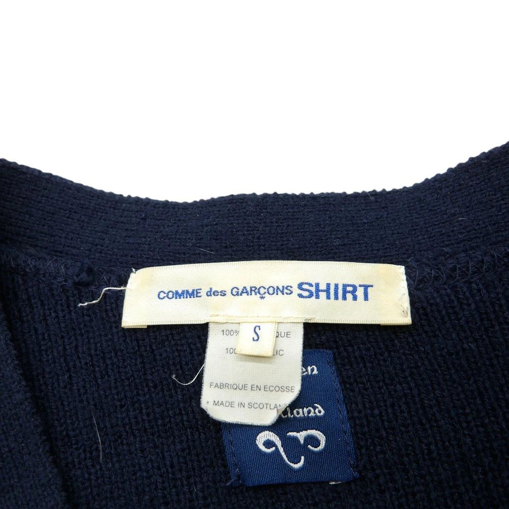 Comme des Garcons SHIRT Shirt Scotland Cardigan Button Up V-neck Plain Acrylic Navy Size US S / EU 44-46 / 1 - 4 Thumbnail