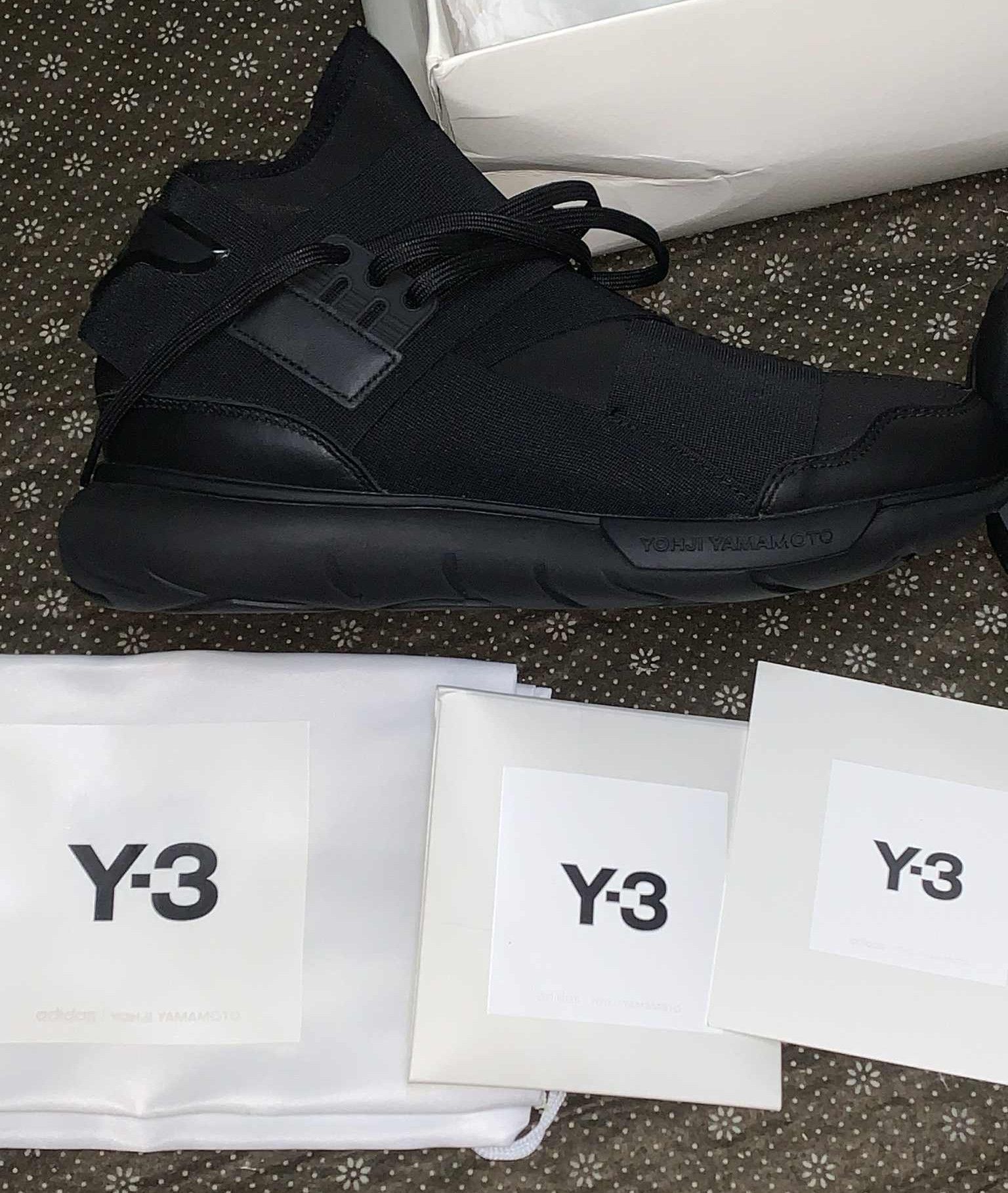 Y-3 adidas Y-3 Qasa High Triple Black - DEADSTOCK w/ Box Size US 9 / EU 42 - 14 Thumbnail