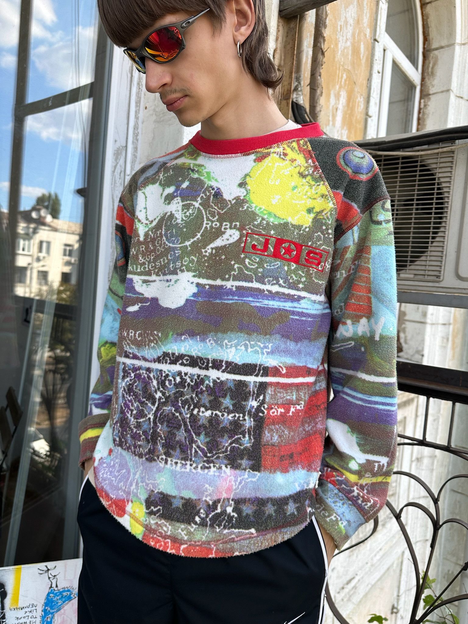 JET SET JET SET VINTAGE longsleeve acid psychedelic drugs lsd usa Size US M / EU 48-50 / 2 - 2 Thumbnail