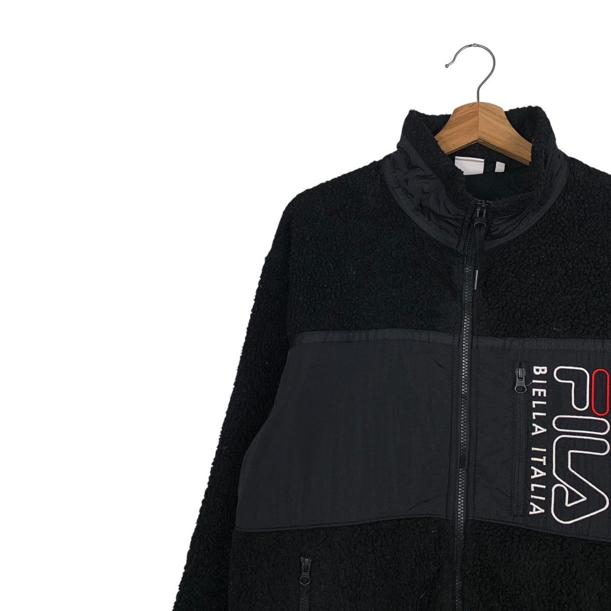 Fila FILA Embroidered Logo Zipper Fleece Jacket #1888-C82 Size US M / EU 48-50 / 2 - 6 Thumbnail