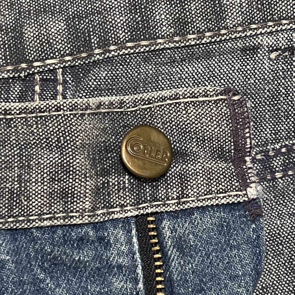 Other Vintage Cotler Made in USA Two Tone Blue Gray Jeans 30x26.5 Size US 30 / EU 46 - 6 Thumbnail