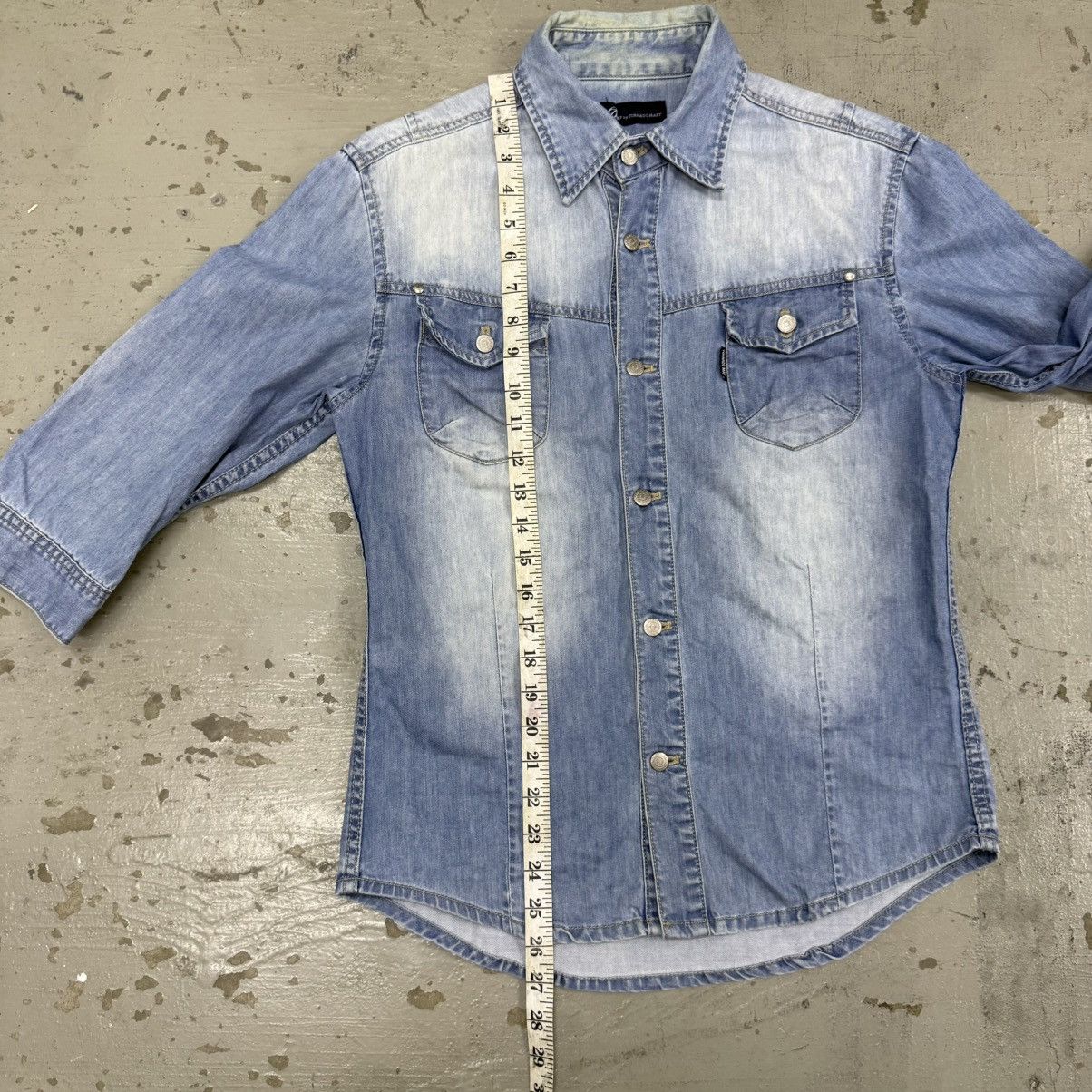 Tornado Mart Zero by Tornado Mart Western Denim Button Ups Size US M / EU 48-50 / 2 - 6 Thumbnail