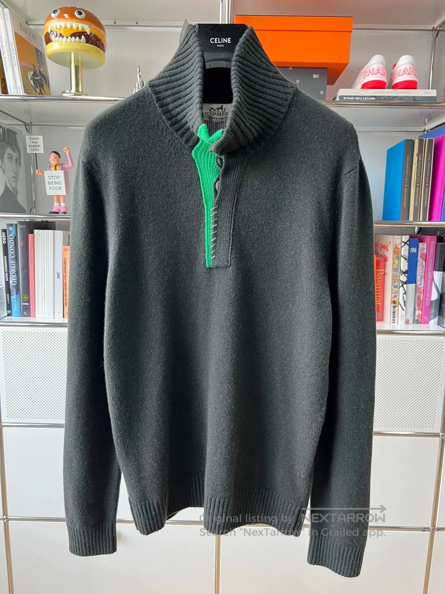 Hermes olive green high. Size US L / EU 52-54 / 3 - 1 Thumbnail