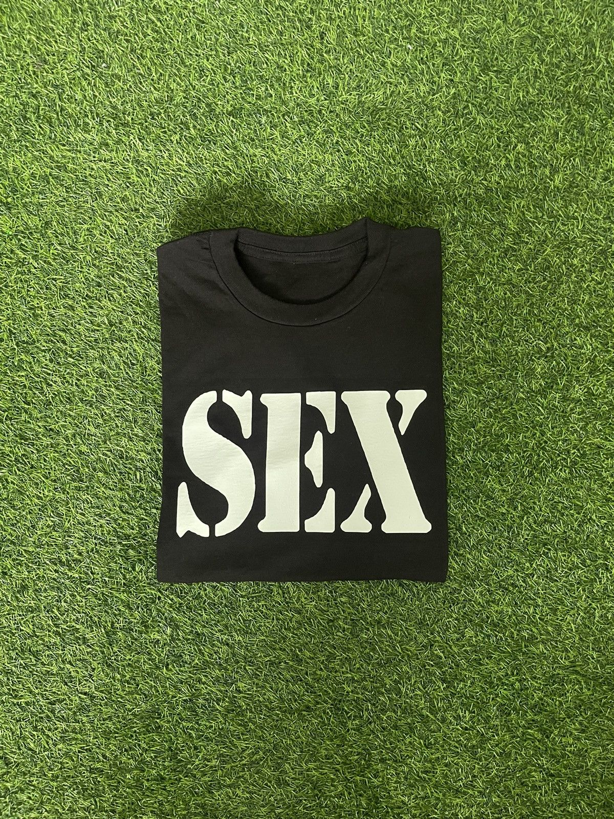 Vintage SEX TSHIRT Size US XL / EU 56 / 4 - 3 Thumbnail