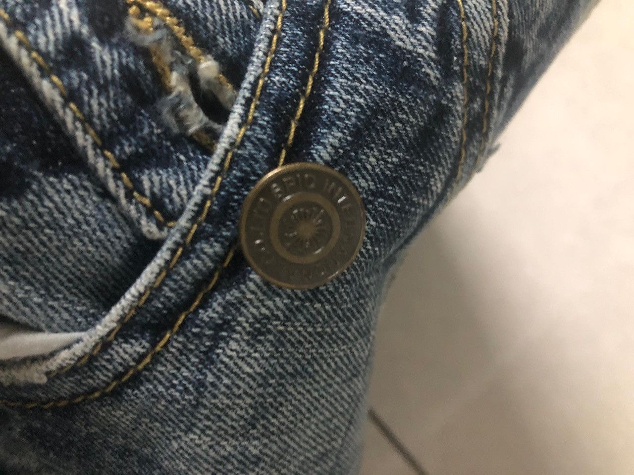 Tornado Mart Tornado Mart Washed Flared Jeans Size US 31 - 12 Thumbnail