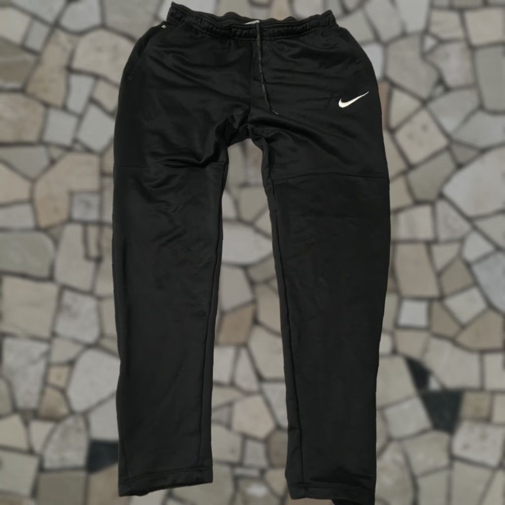 Nike Nike Dri-FIT Women's Activewear Pants L Black Sweatpants with Pockets Size 36" / US 14 / IT 50 - 1 Thumbnail